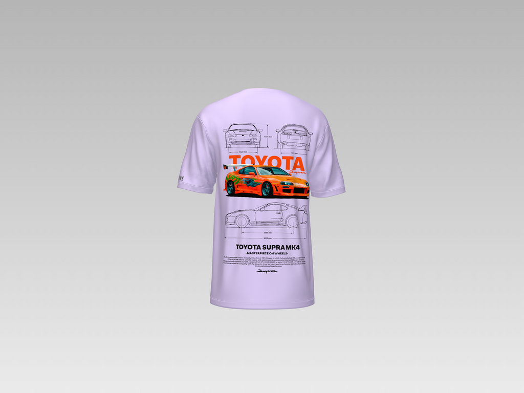 BRIYAN'S  MK4 TOYOTA SUPRA PRINTED T-SHIRT