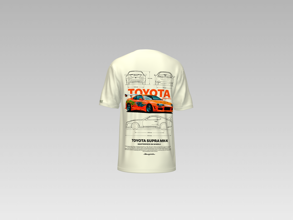 BRIYAN'S  MK4 TOYOTA SUPRA PRINTED T-SHIRT