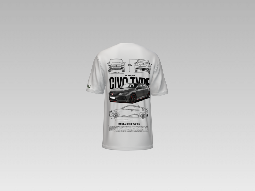 HONDA CIVIC TYPE-R PRINTED T-SHIRT