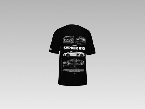 AUDI R8 V10 SPYDER PRINTED T-SHIRT