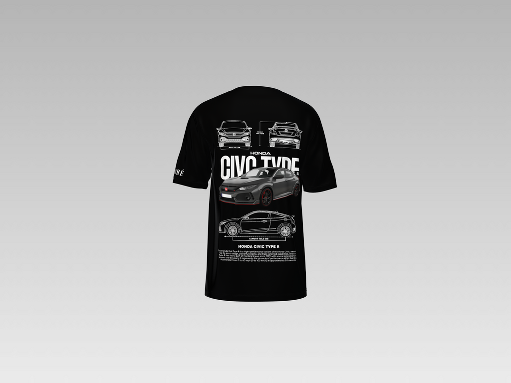 HONDA CIVIC TYPE-R PRINTED T-SHIRT