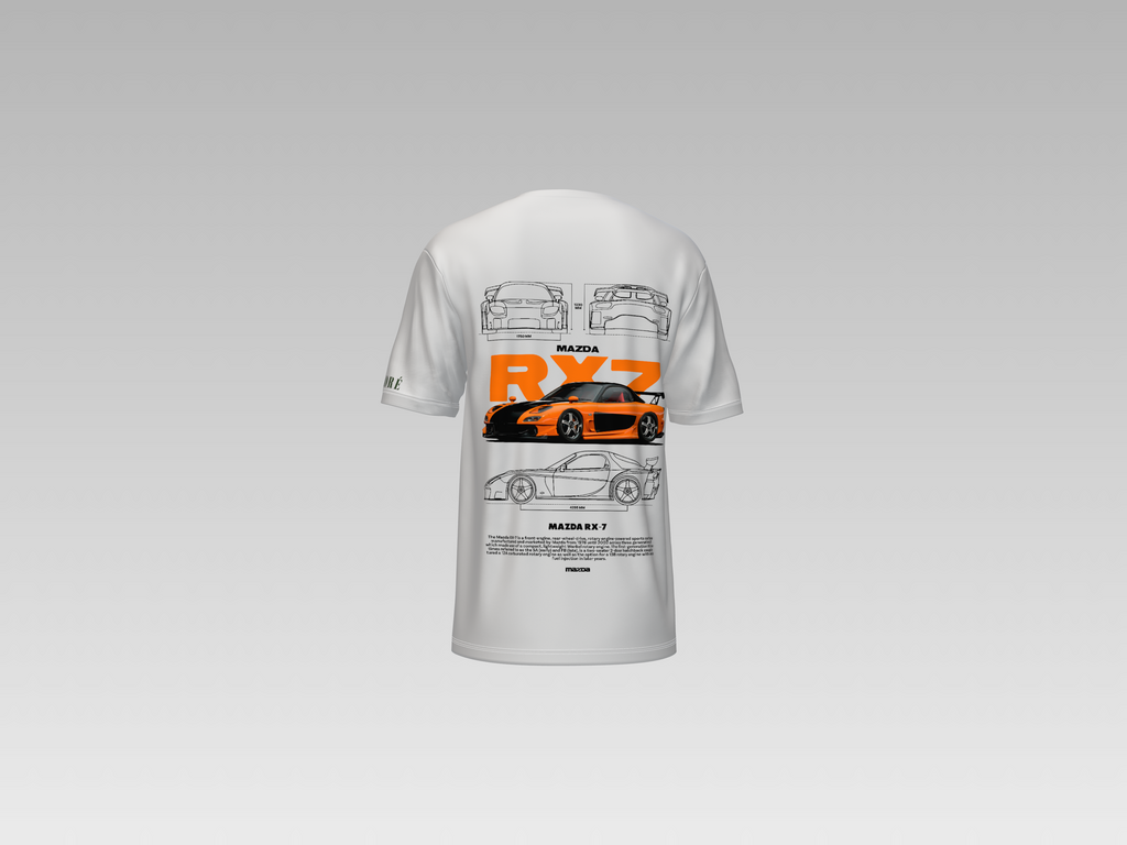 HAN'S MAZDA RX-7 PRINTED T-SHIRT