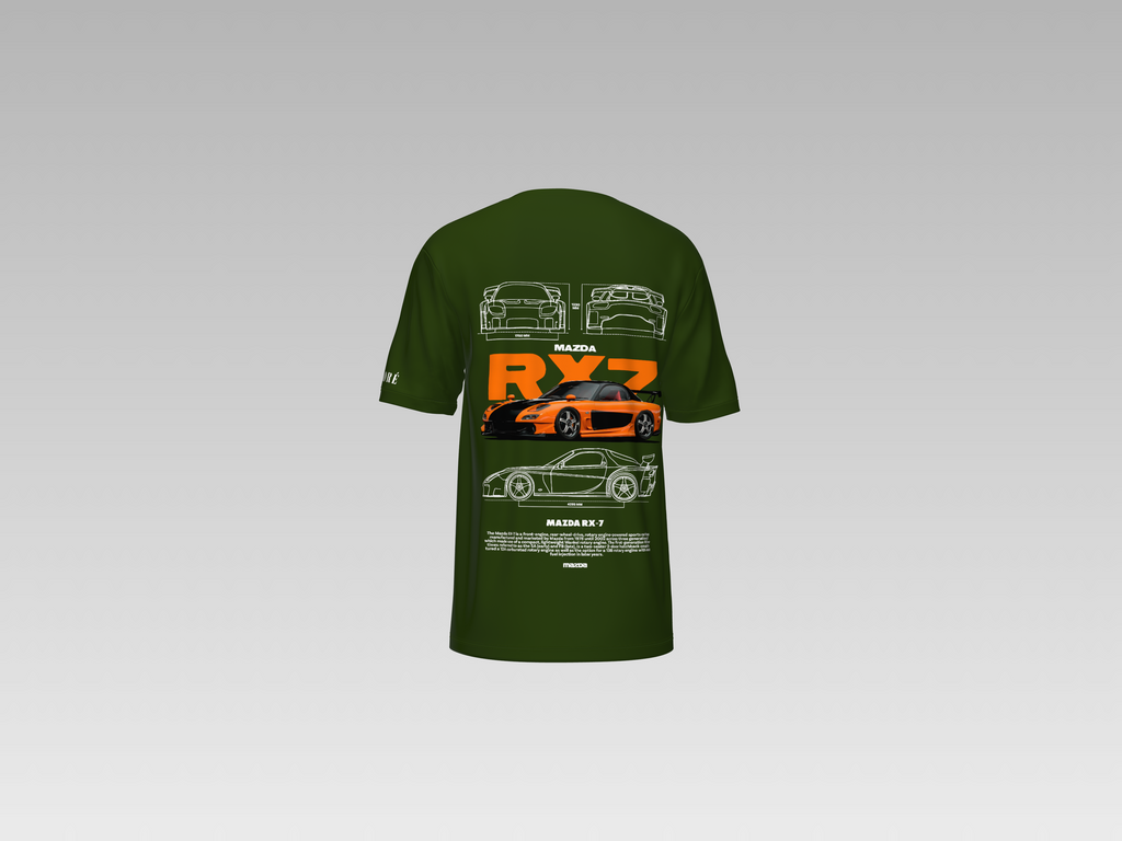 HAN'S MAZDA RX-7 PRINTED T-SHIRT