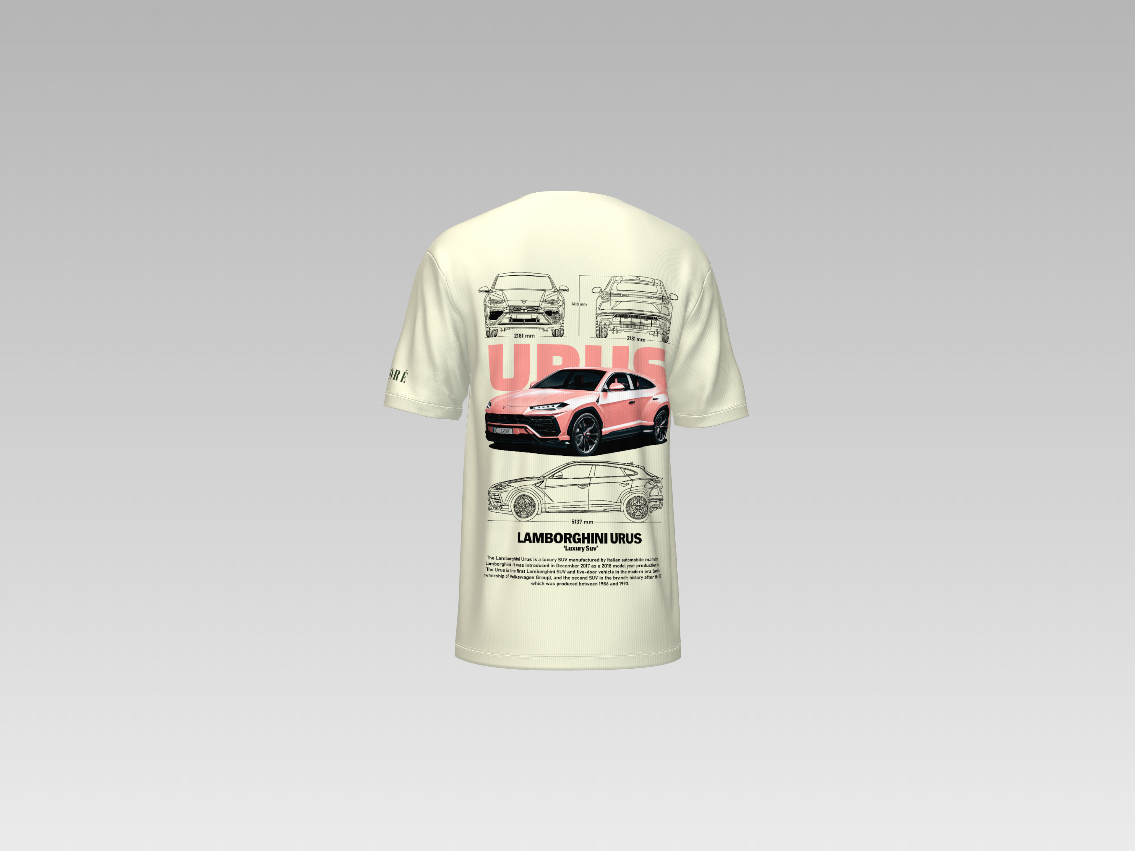 LAMBORGHINI URUS PRINTED T-SHIRT