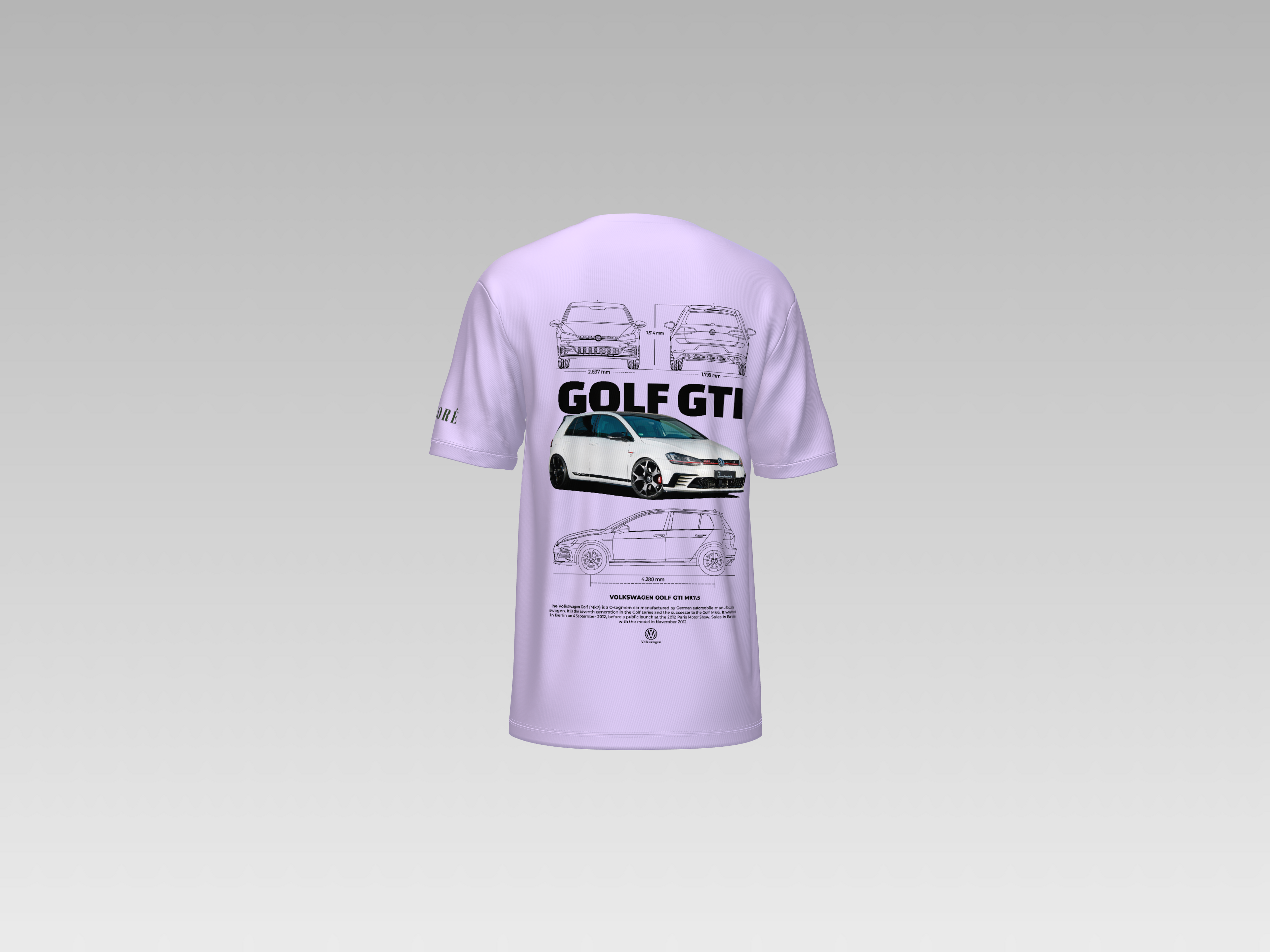 GOLF GTI PRINTED T-SHIRT