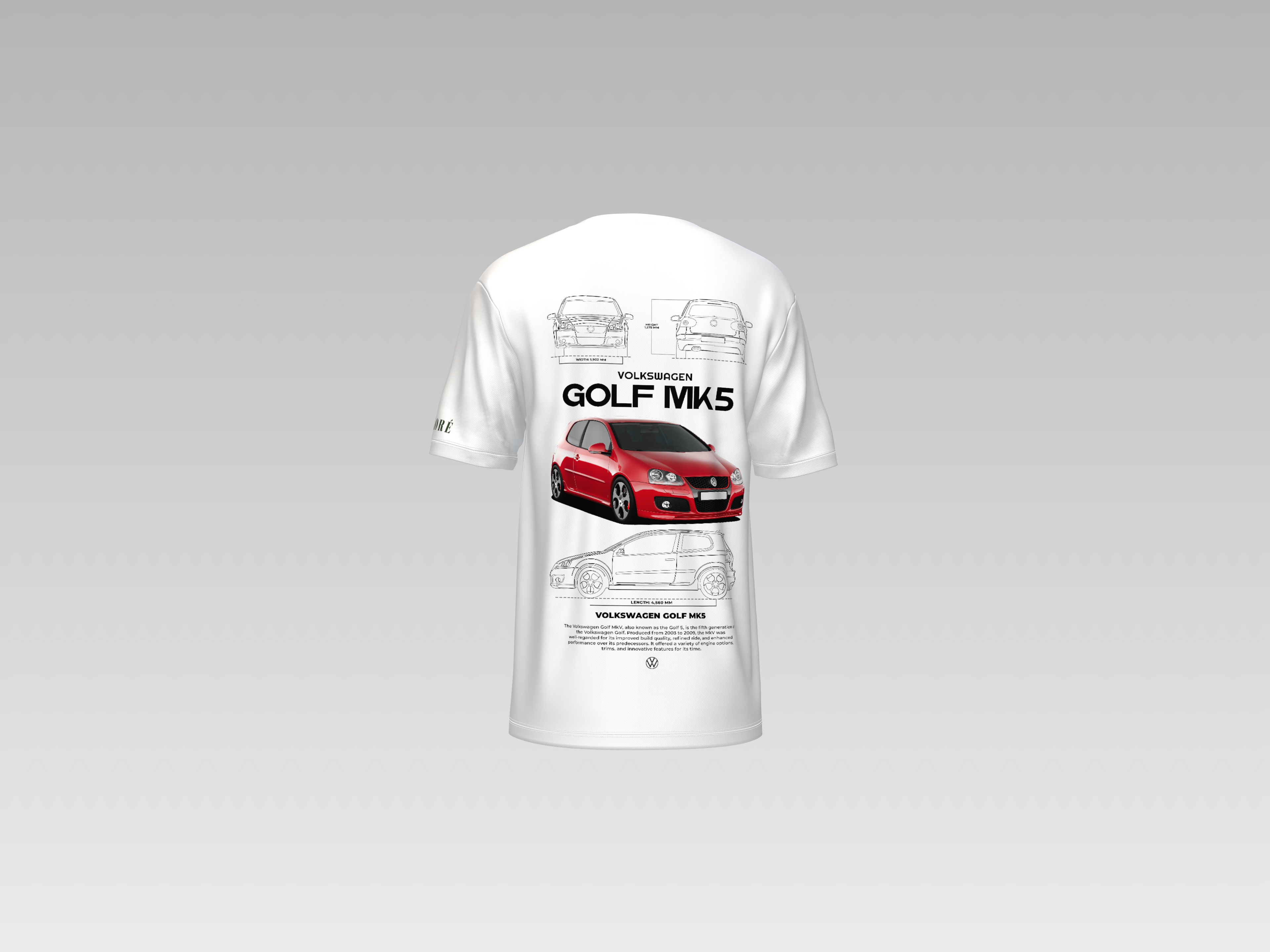 VOLKSWAGEN GTI PRINTED T-SHIRT