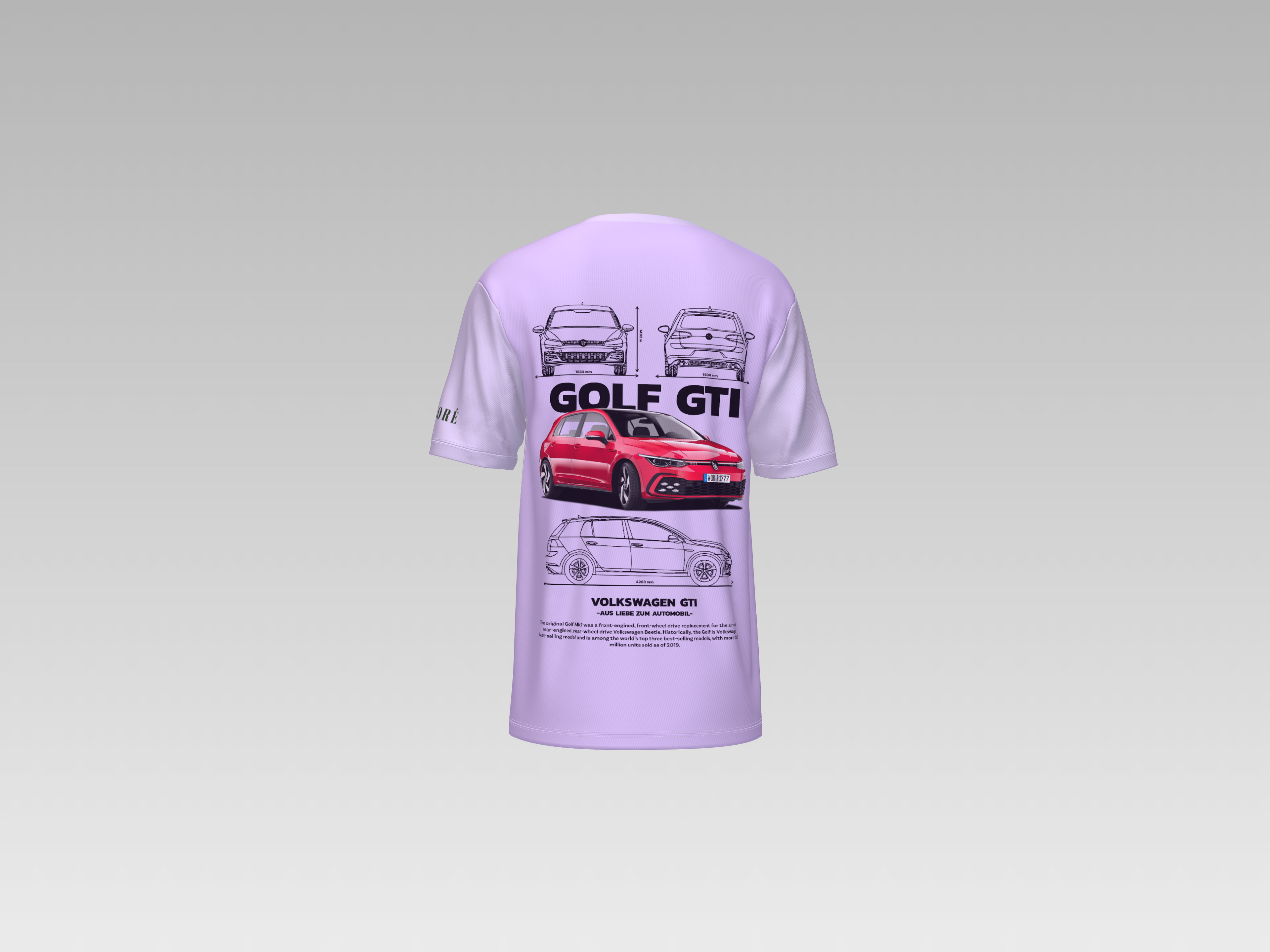 VOLKSWAGEN GTI PRINTED T-SHIRT
