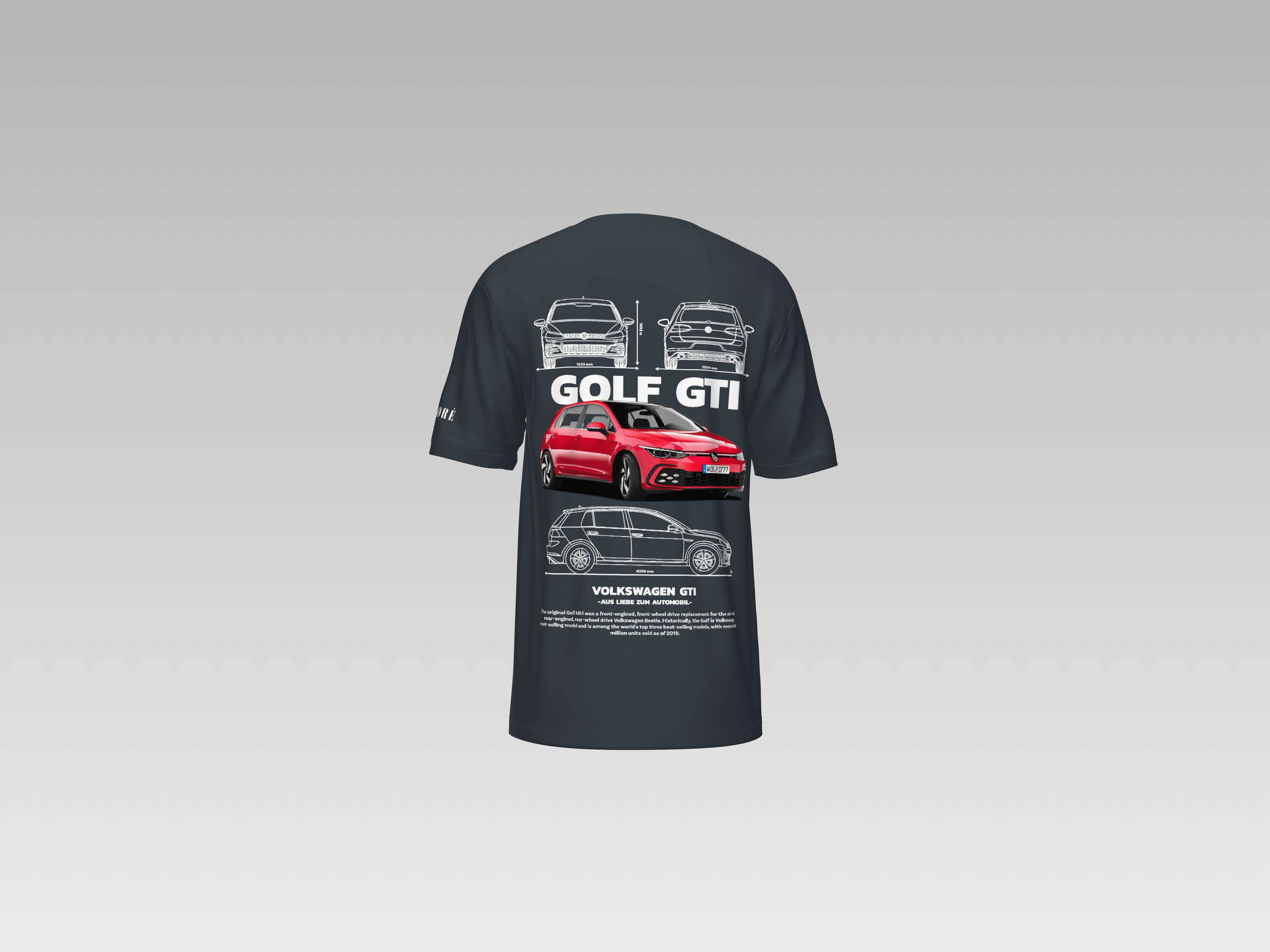 VOLKSWAGEN GTI PRINTED T-SHIRT
