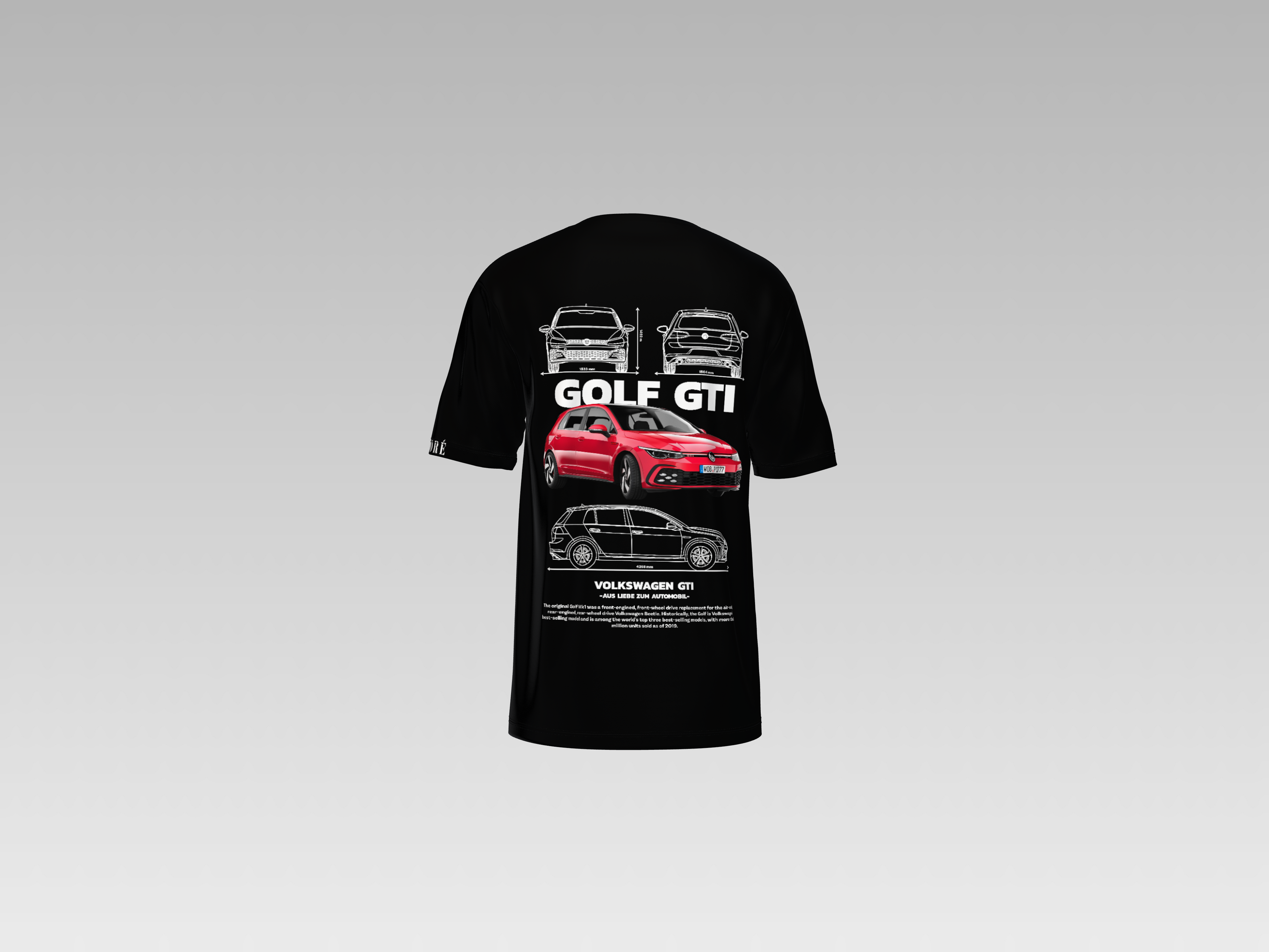 VOLKSWAGEN GTI PRINTED T-SHIRT