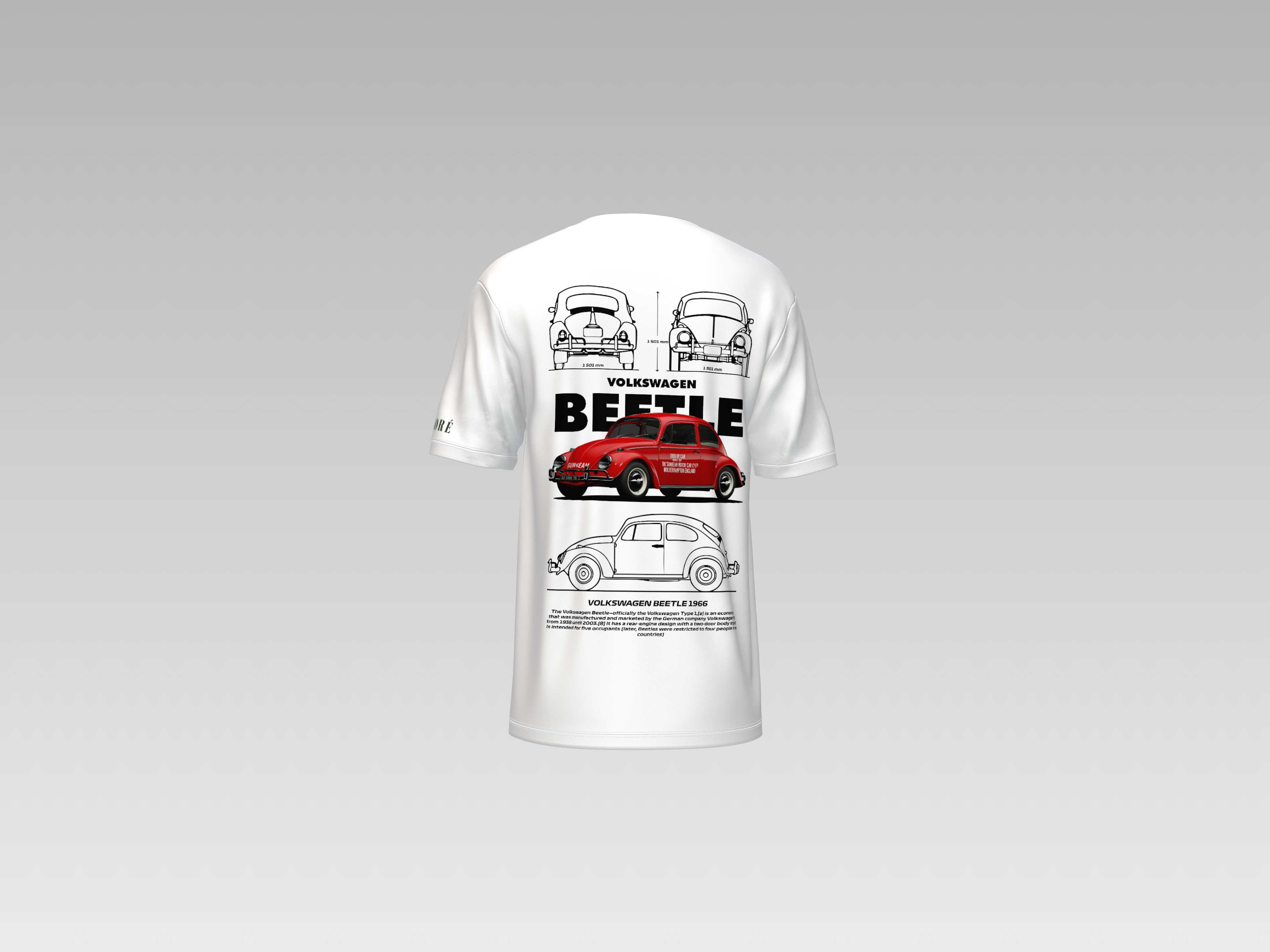 VOLKSWAGEN BEETLE PRINTED T-SHIRT