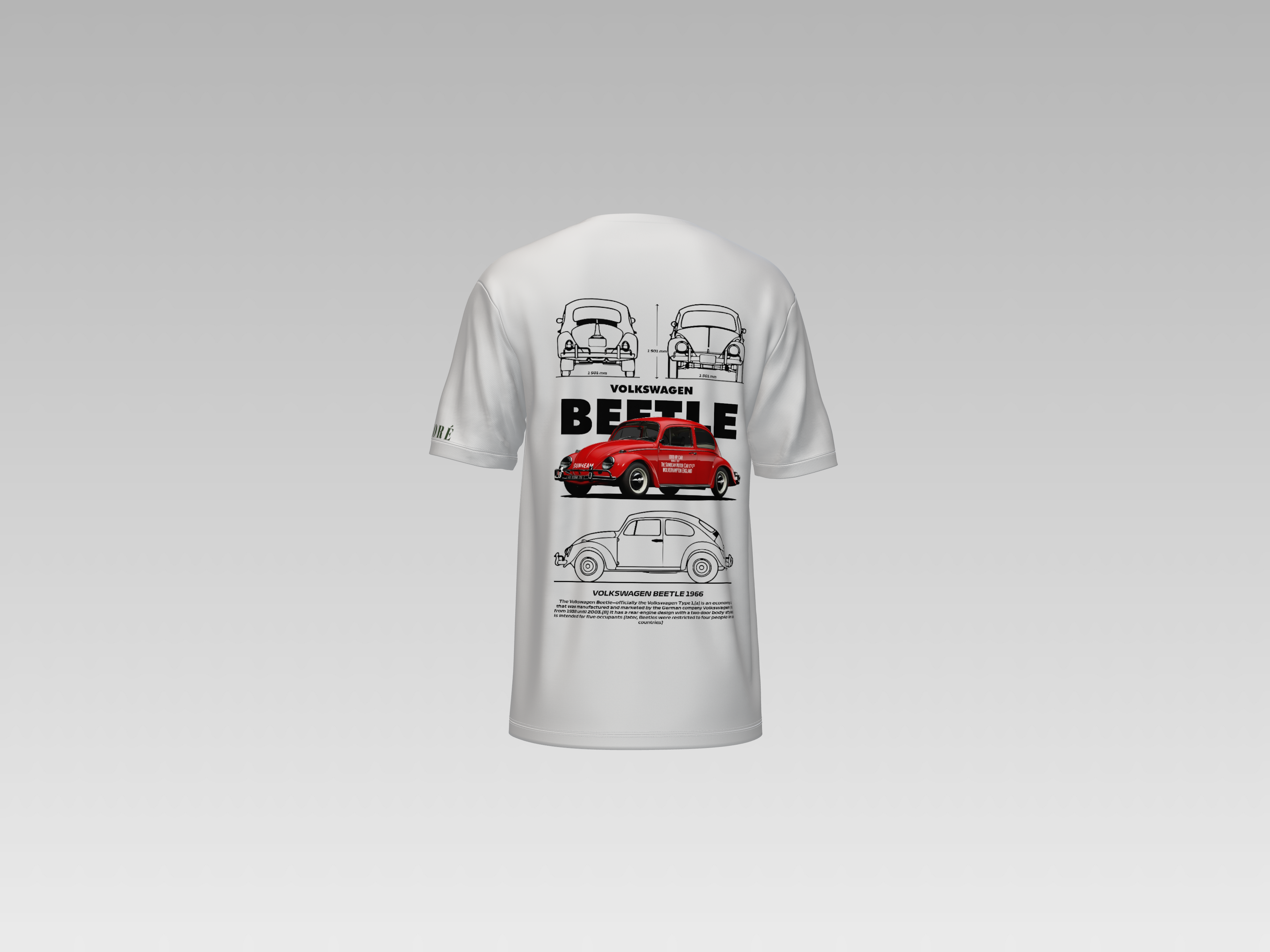 VOLKSWAGEN BEETLE PRINTED T-SHIRT