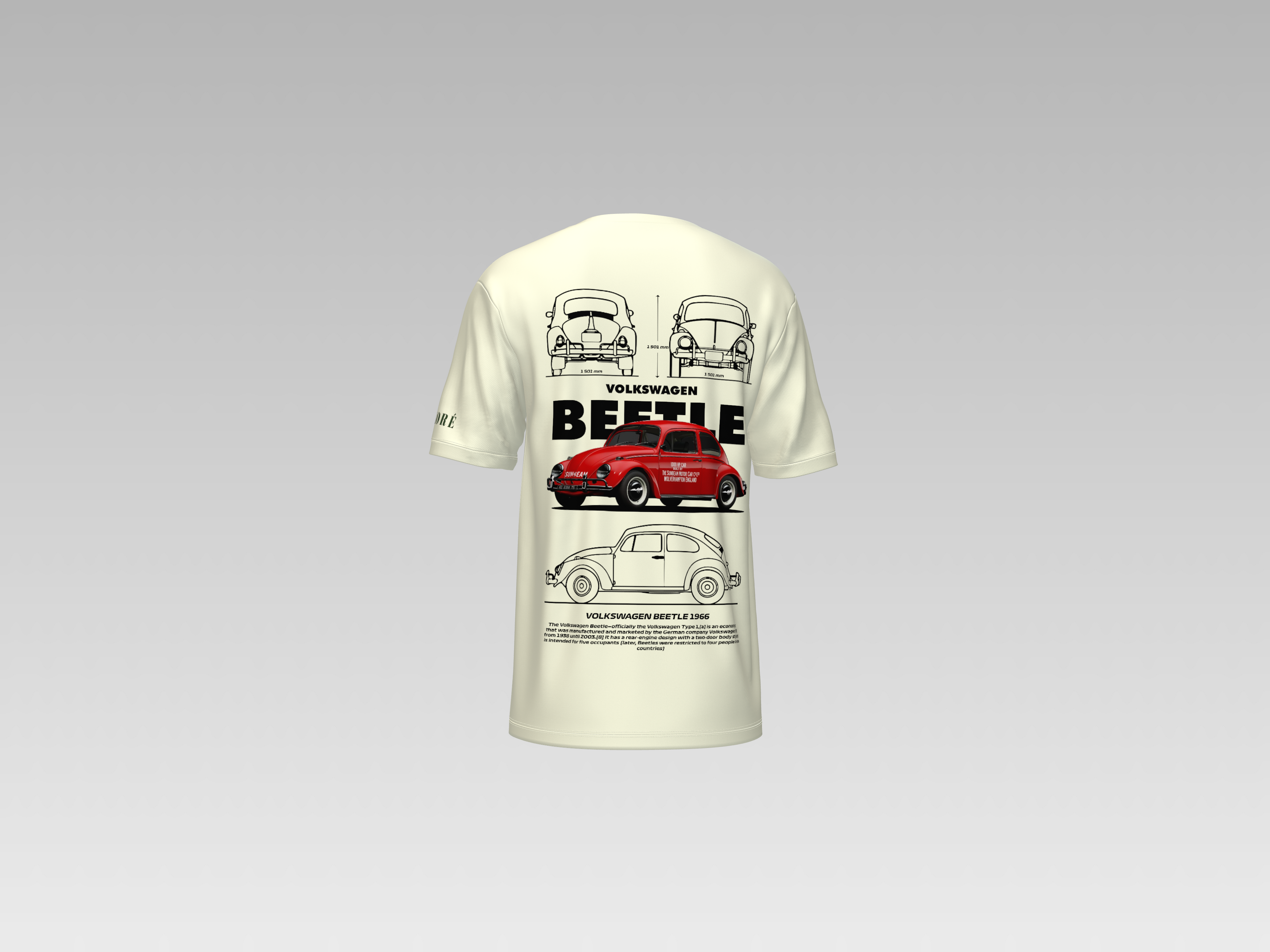 VOLKSWAGEN BEETLE PRINTED T-SHIRT