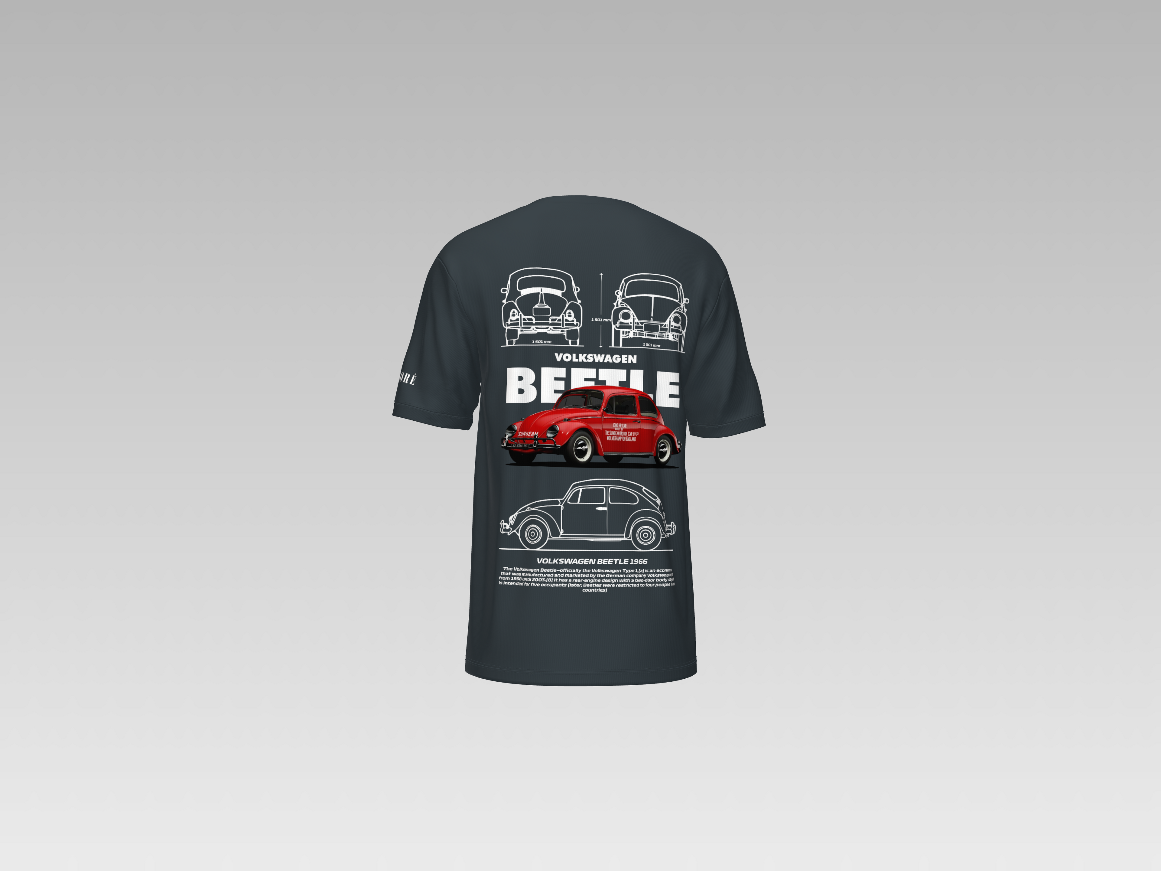 VOLKSWAGEN BEETLE PRINTED T-SHIRT