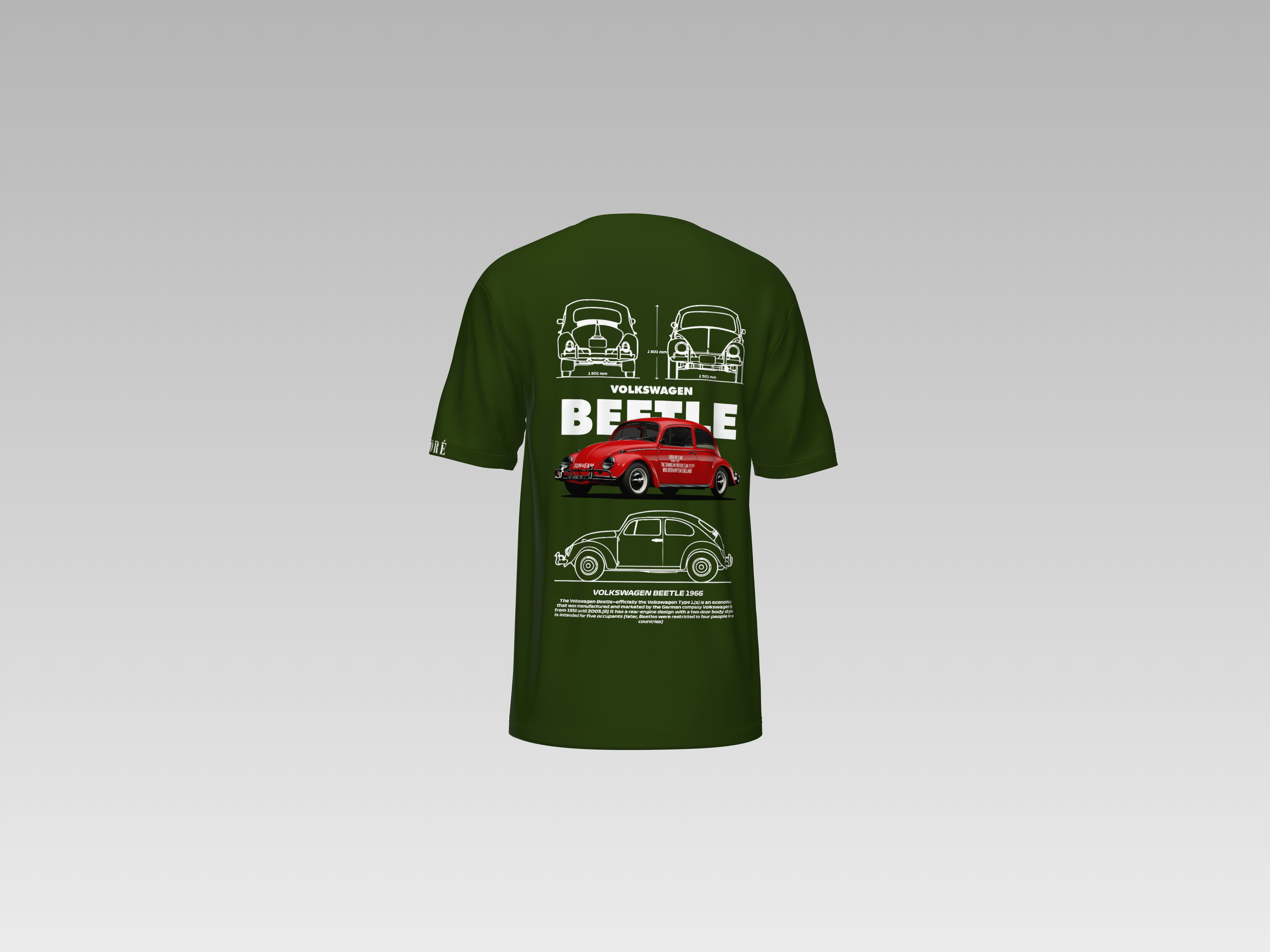 VOLKSWAGEN BEETLE PRINTED T-SHIRT