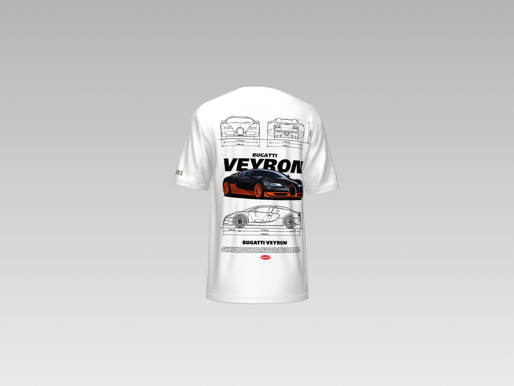 BUGATTI VEYRON PRINTED T-SHIRT