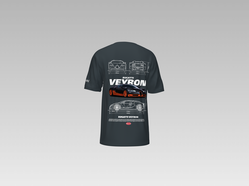 BUGATTI VEYRON PRINTED T-SHIRT