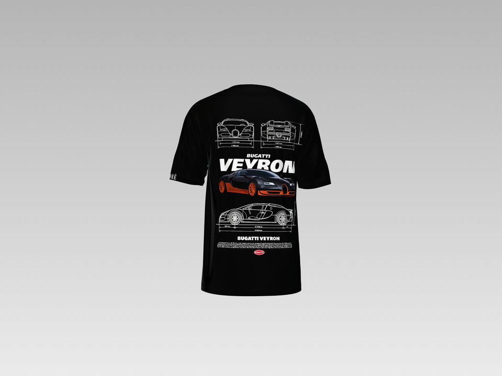 BUGATTI VEYRON PRINTED T-SHIRT
