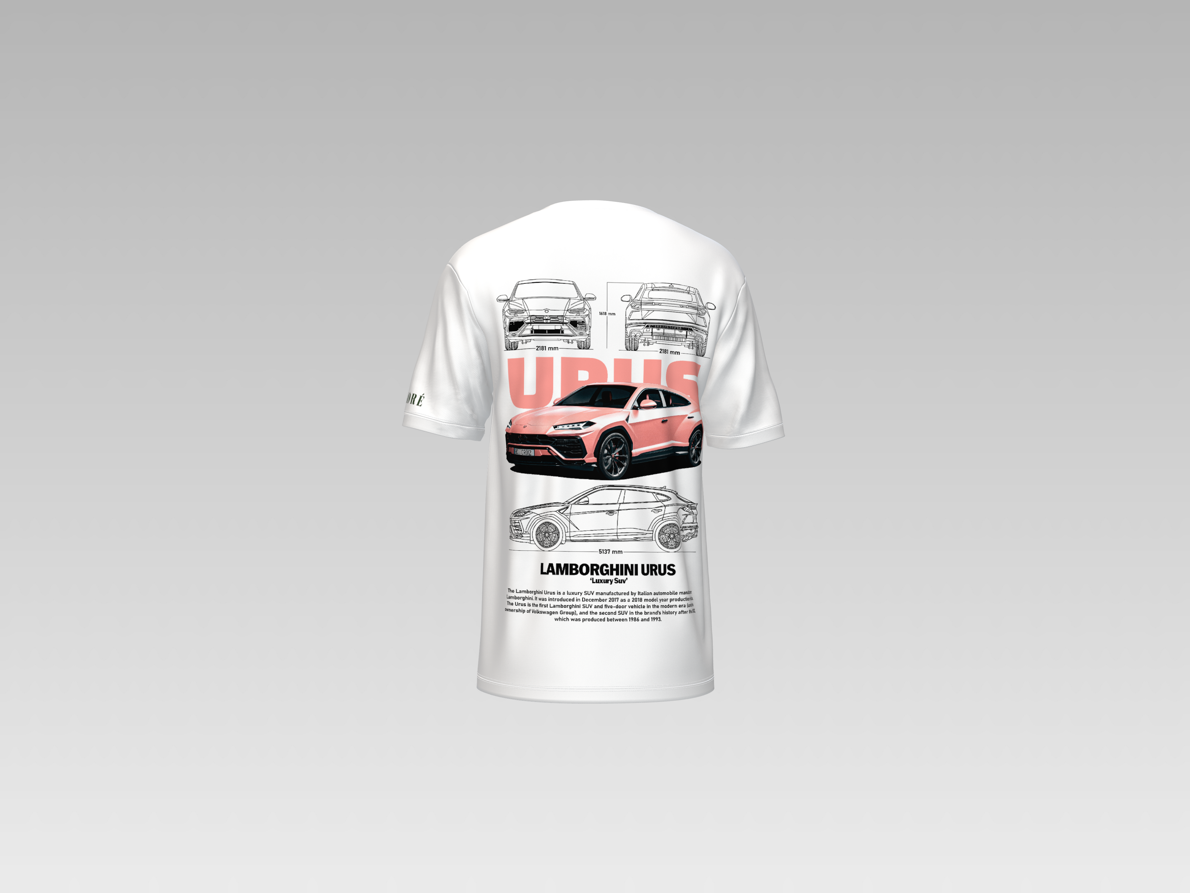 LAMBORGHINI URUS PRINTED T-SHIRT