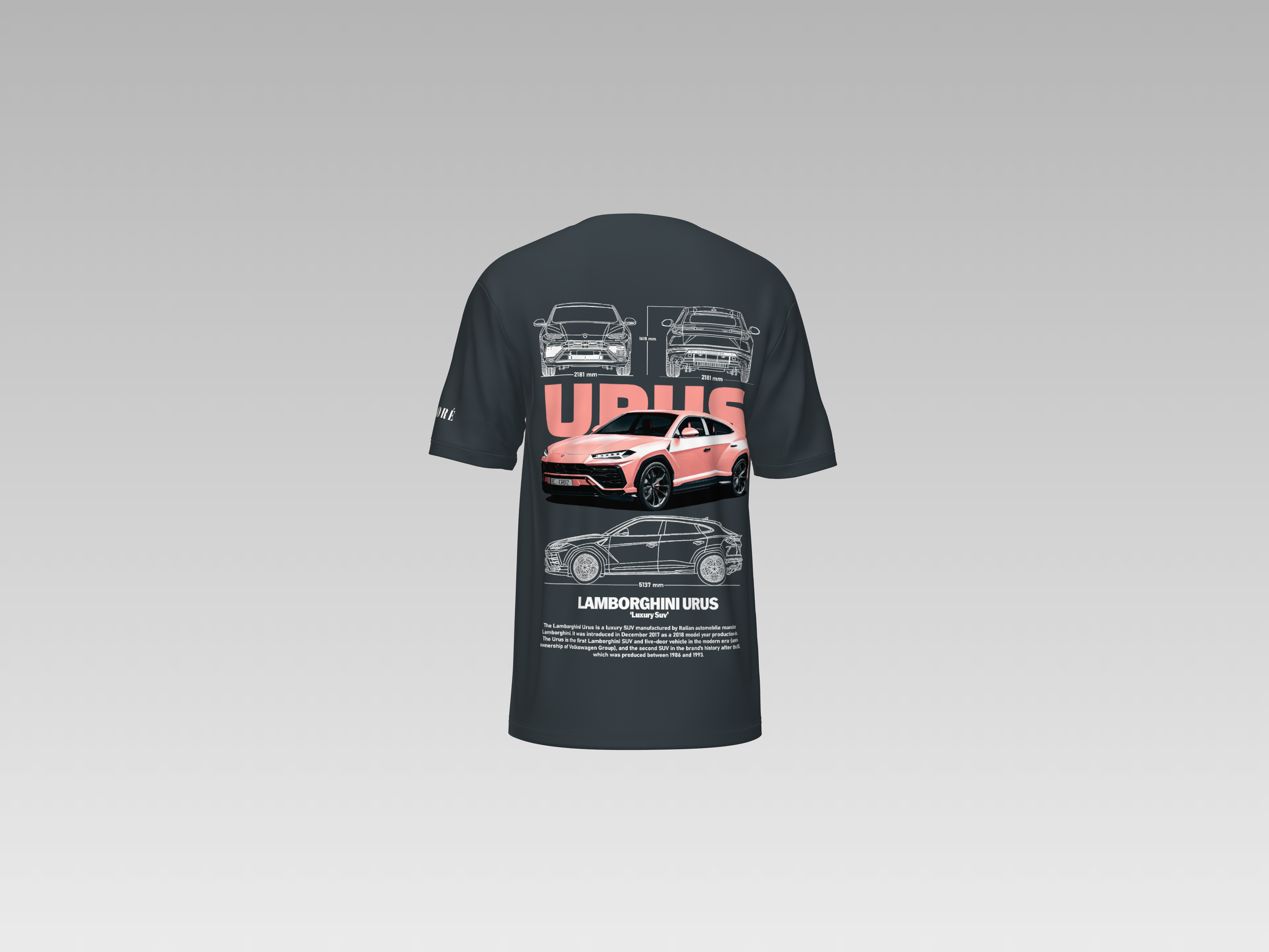 LAMBORGHINI URUS PRINTED T-SHIRT
