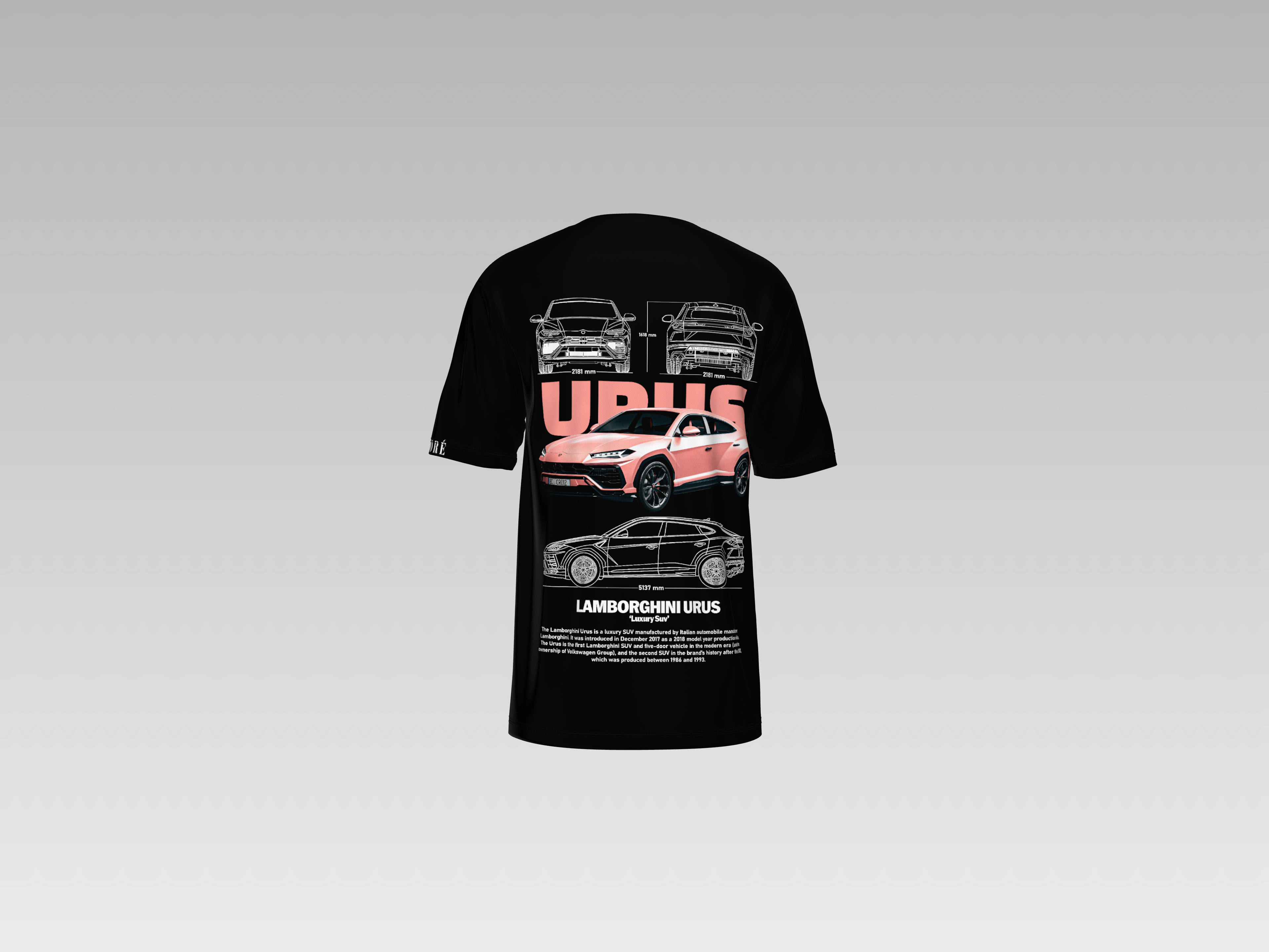 LAMBORGHINI URUS PRINTED T-SHIRT