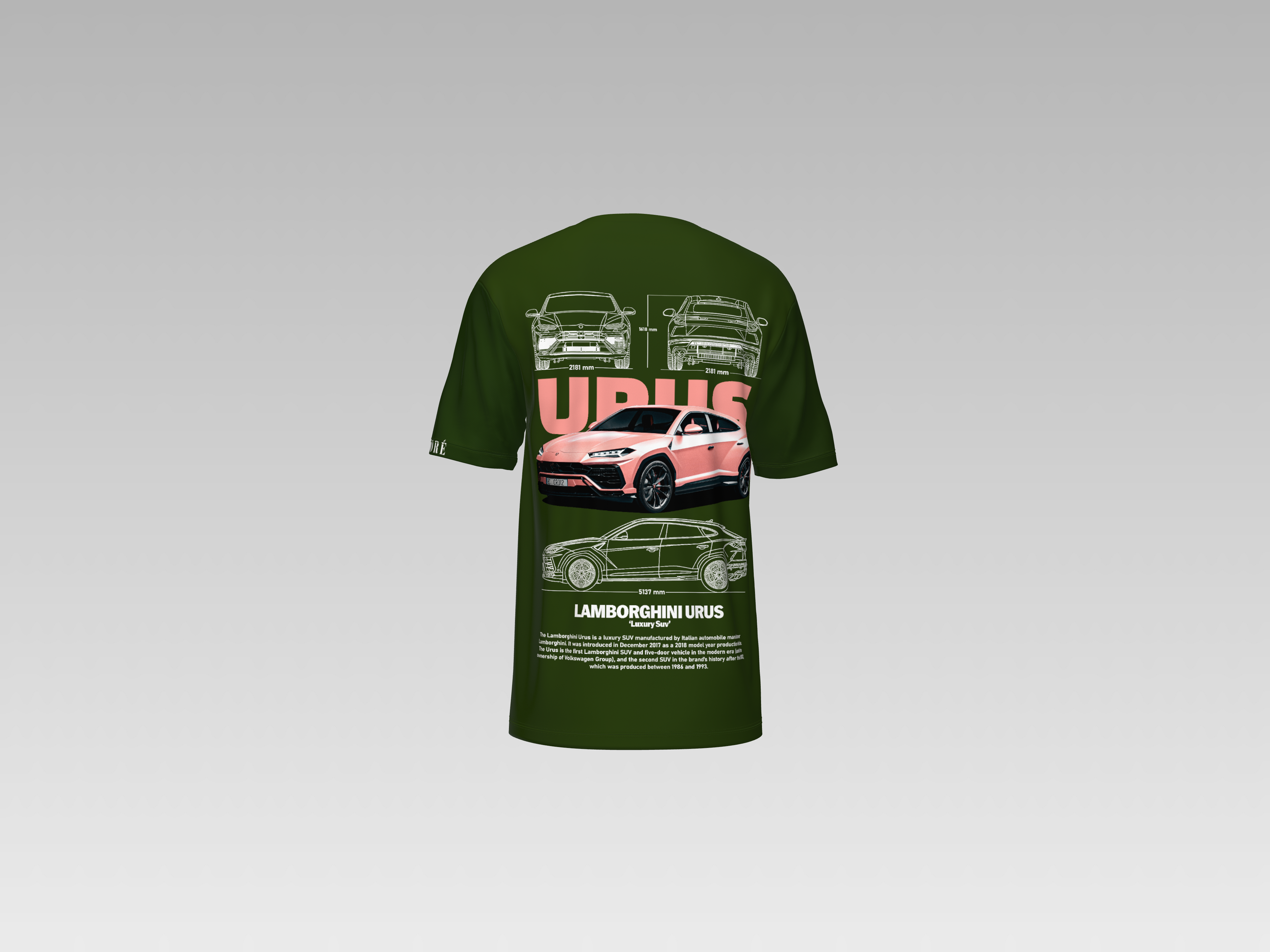 LAMBORGHINI URUS PRINTED T-SHIRT