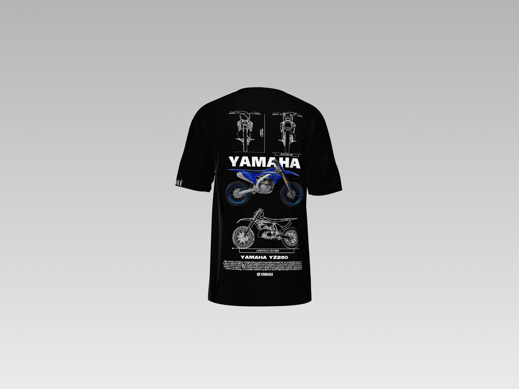 YAMAHA YZ250 PRINTED T-SHIRT