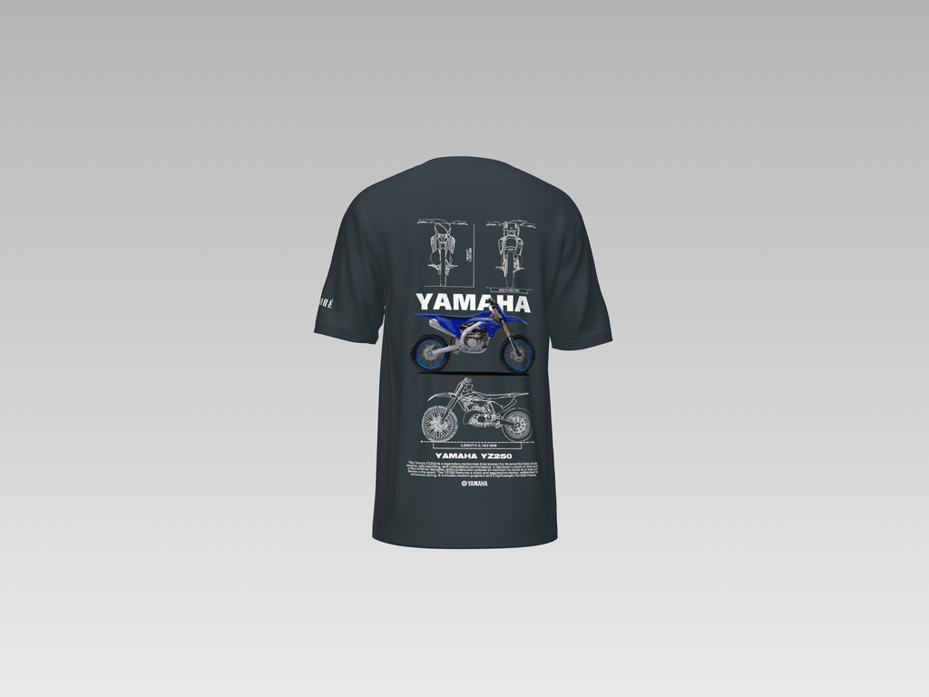 YAMAHA YZ250 PRINTED T-SHIRT