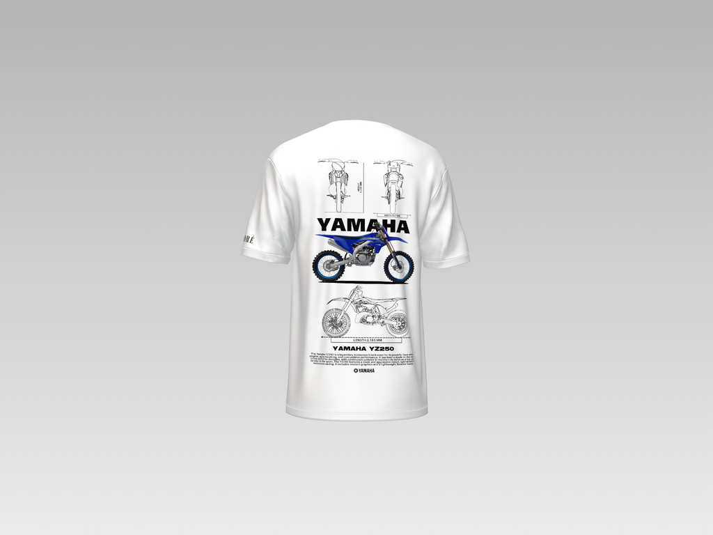 YAMAHA YZ250 PRINTED T-SHIRT