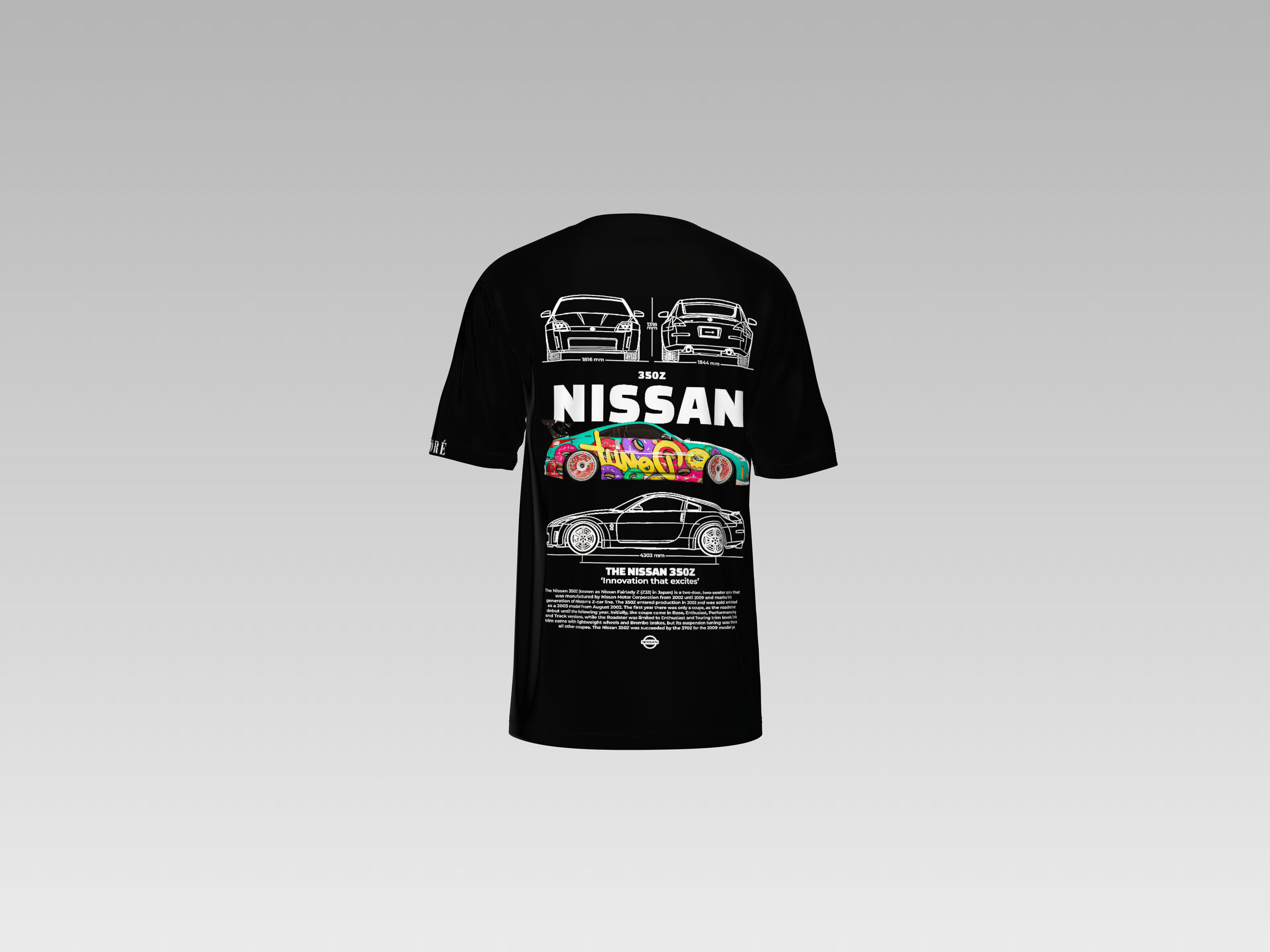 NISSAN 350Z PRINTED T-SHIRT