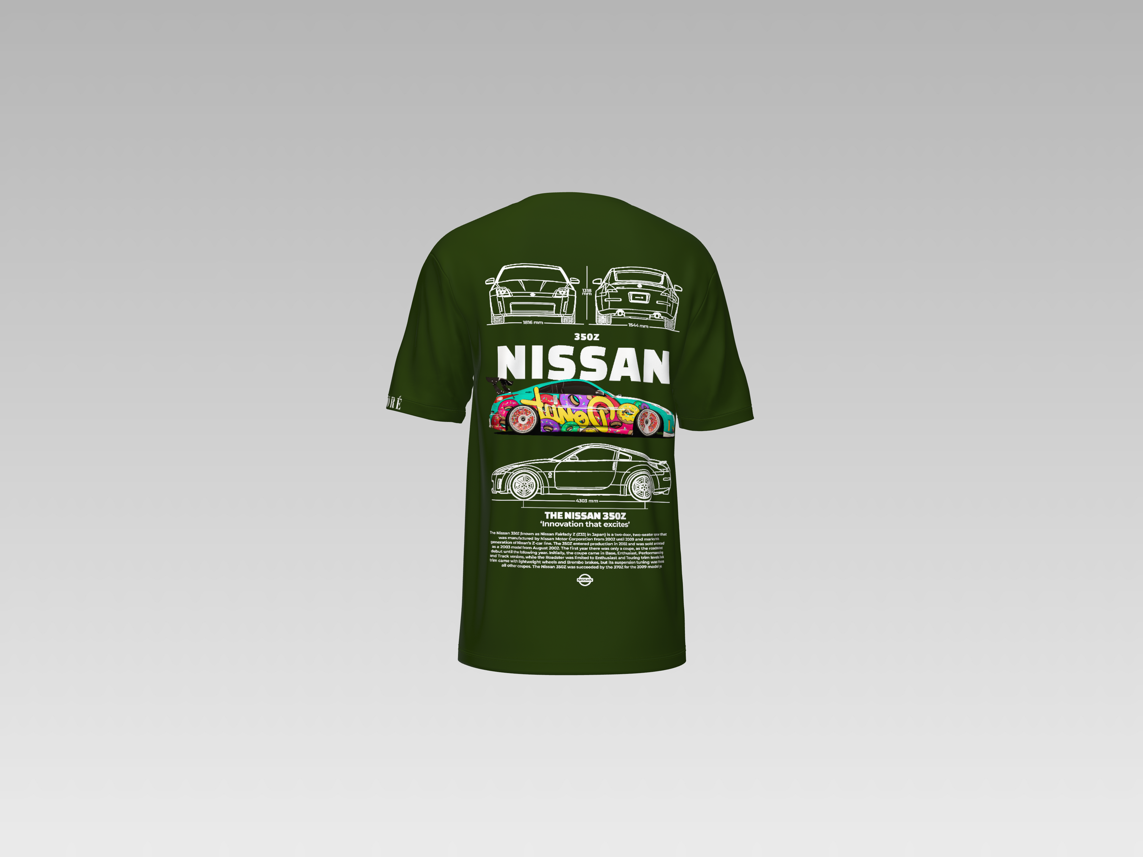 NISSAN 350Z PRINTED T-SHIRT