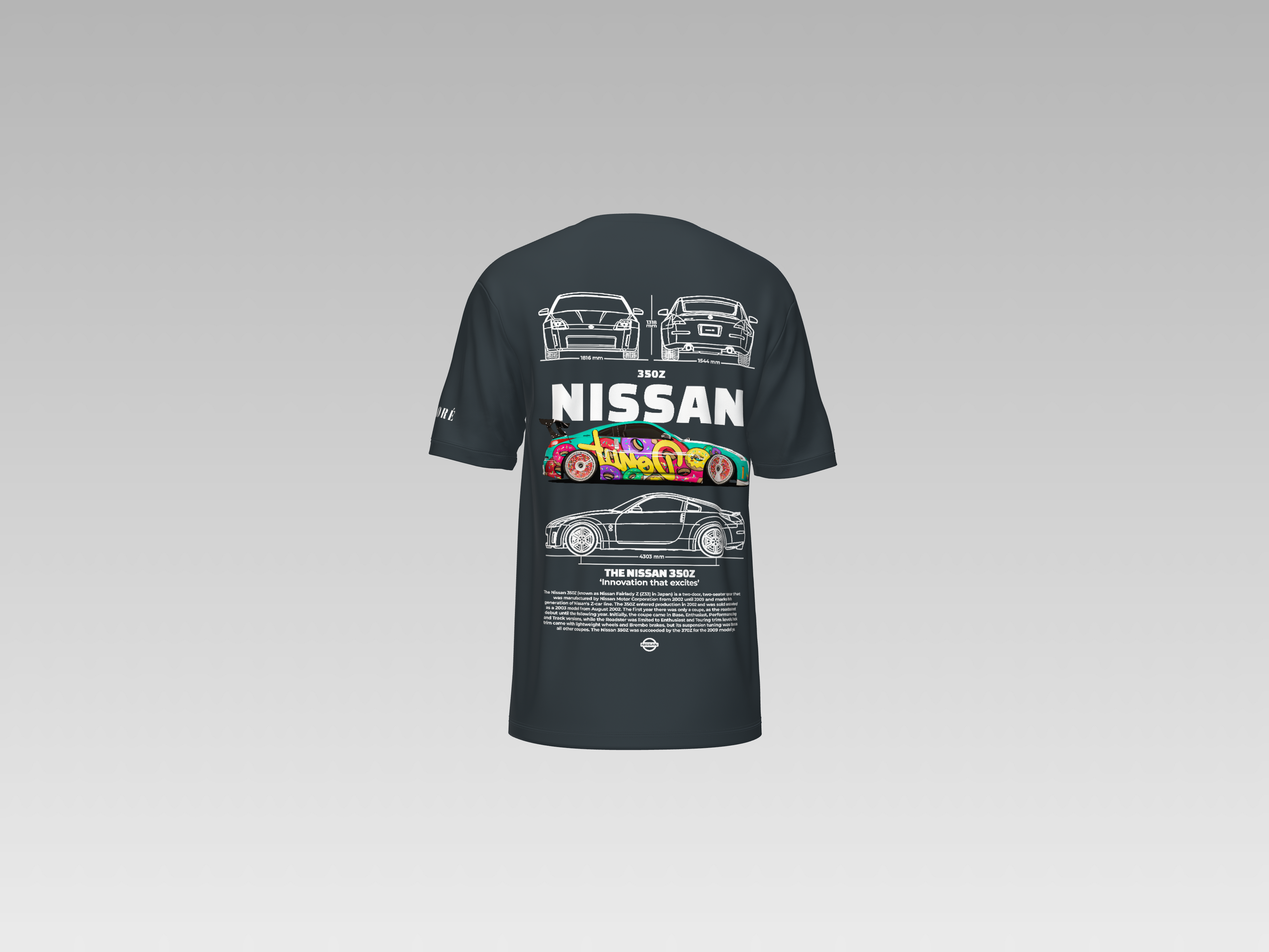 NISSAN 350Z PRINTED T-SHIRT