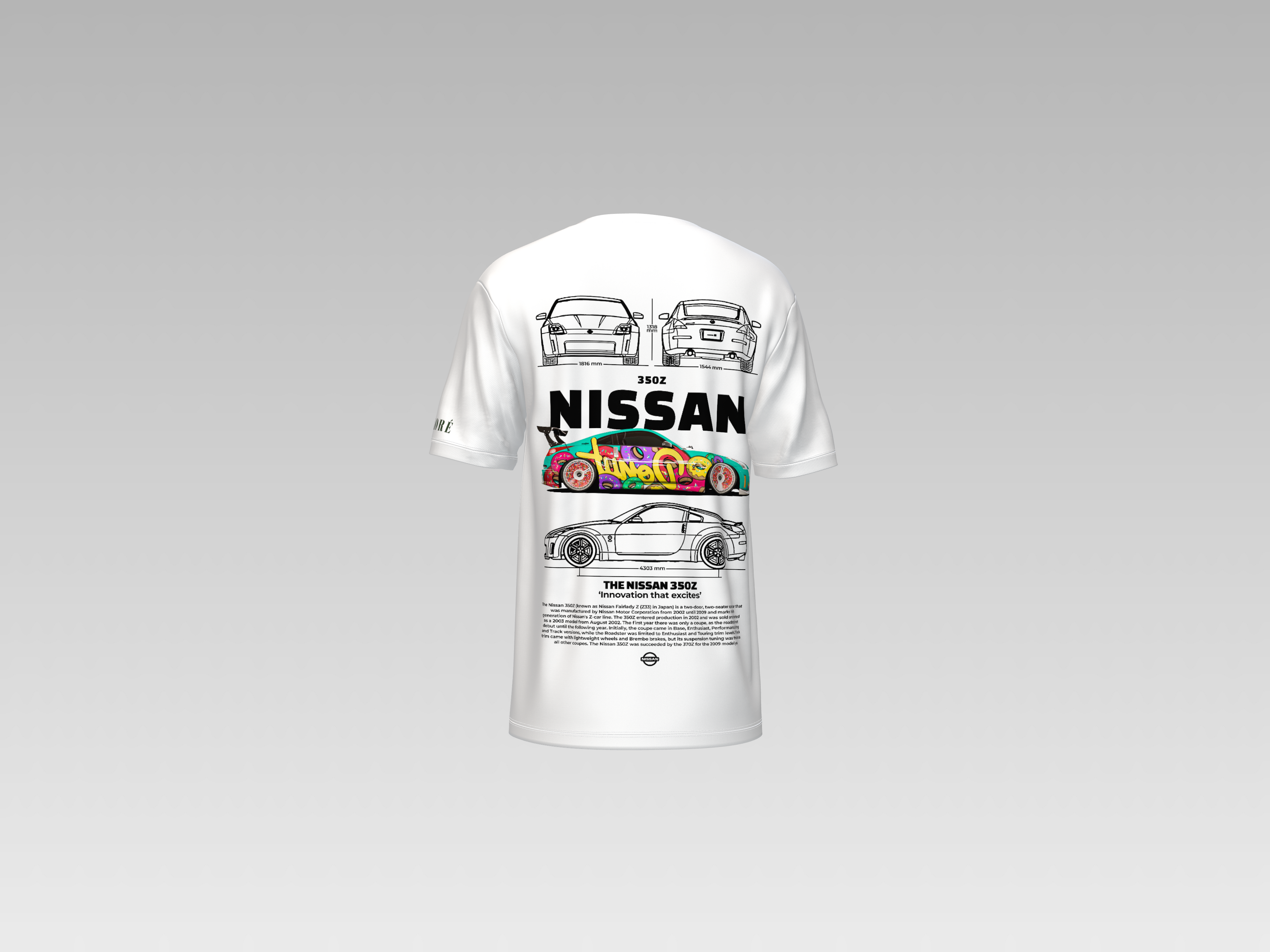 NISSAN 350Z PRINTED T-SHIRT