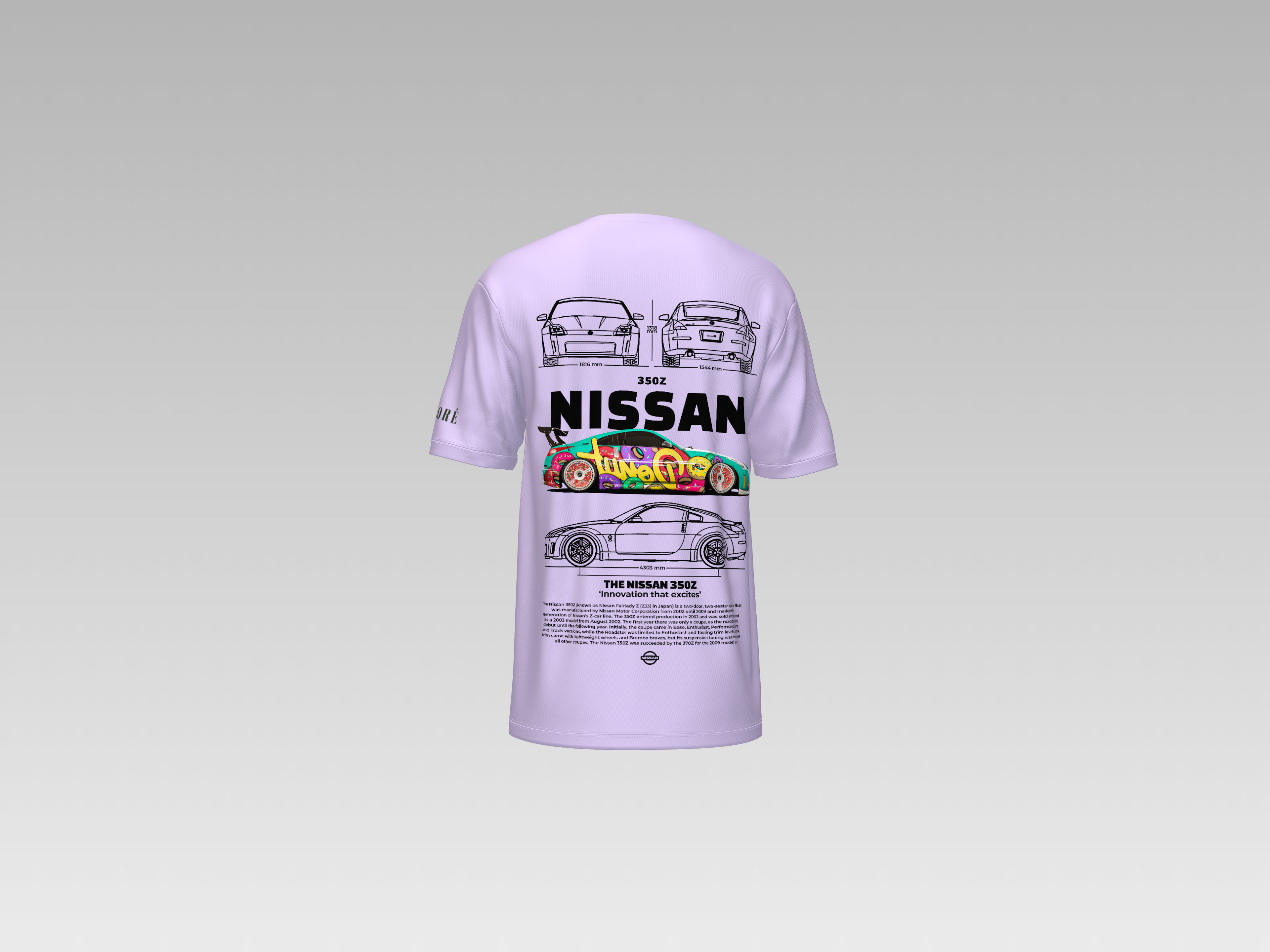 NISSAN 350Z PRINTED T-SHIRT