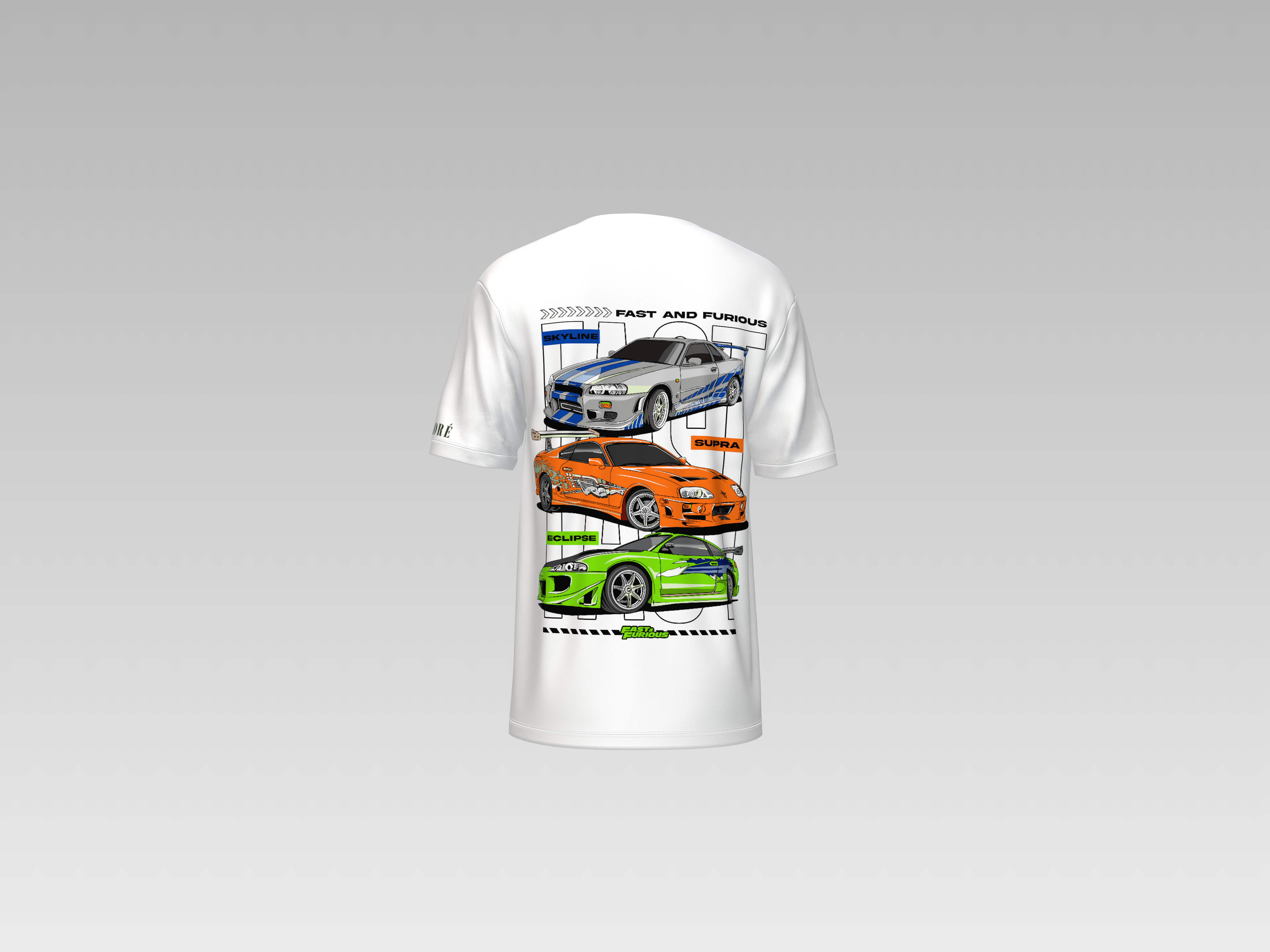 FAST AND FURIOUS SUPRA PRINTED T-SHIRT