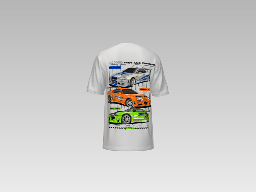 FAST AND FURIOUS SUPRA PRINTED T-SHIRT