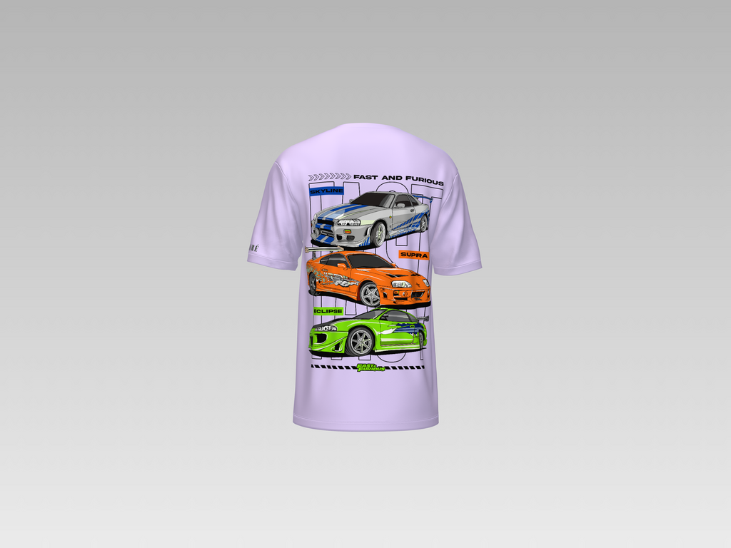 FAST AND FURIOUS SUPRA PRINTED T-SHIRT