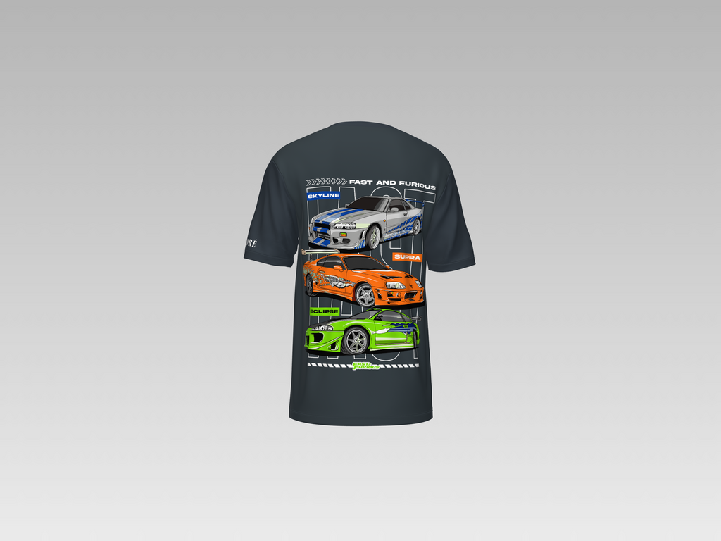 FAST AND FURIOUS SUPRA PRINTED T-SHIRT
