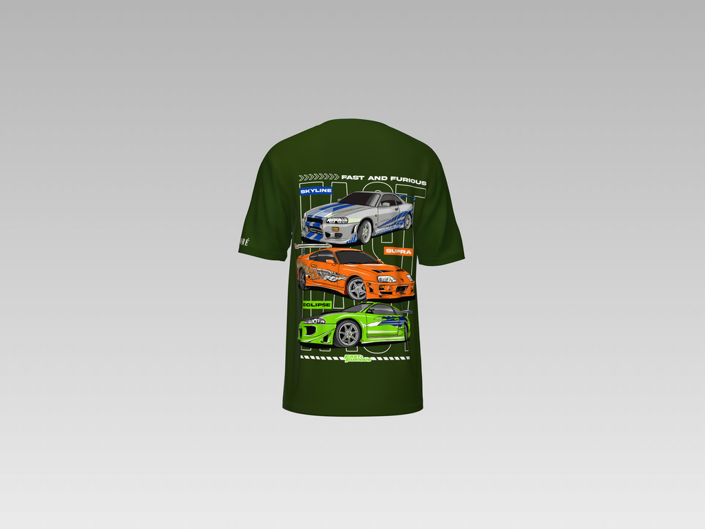 FAST AND FURIOUS SUPRA PRINTED T-SHIRT