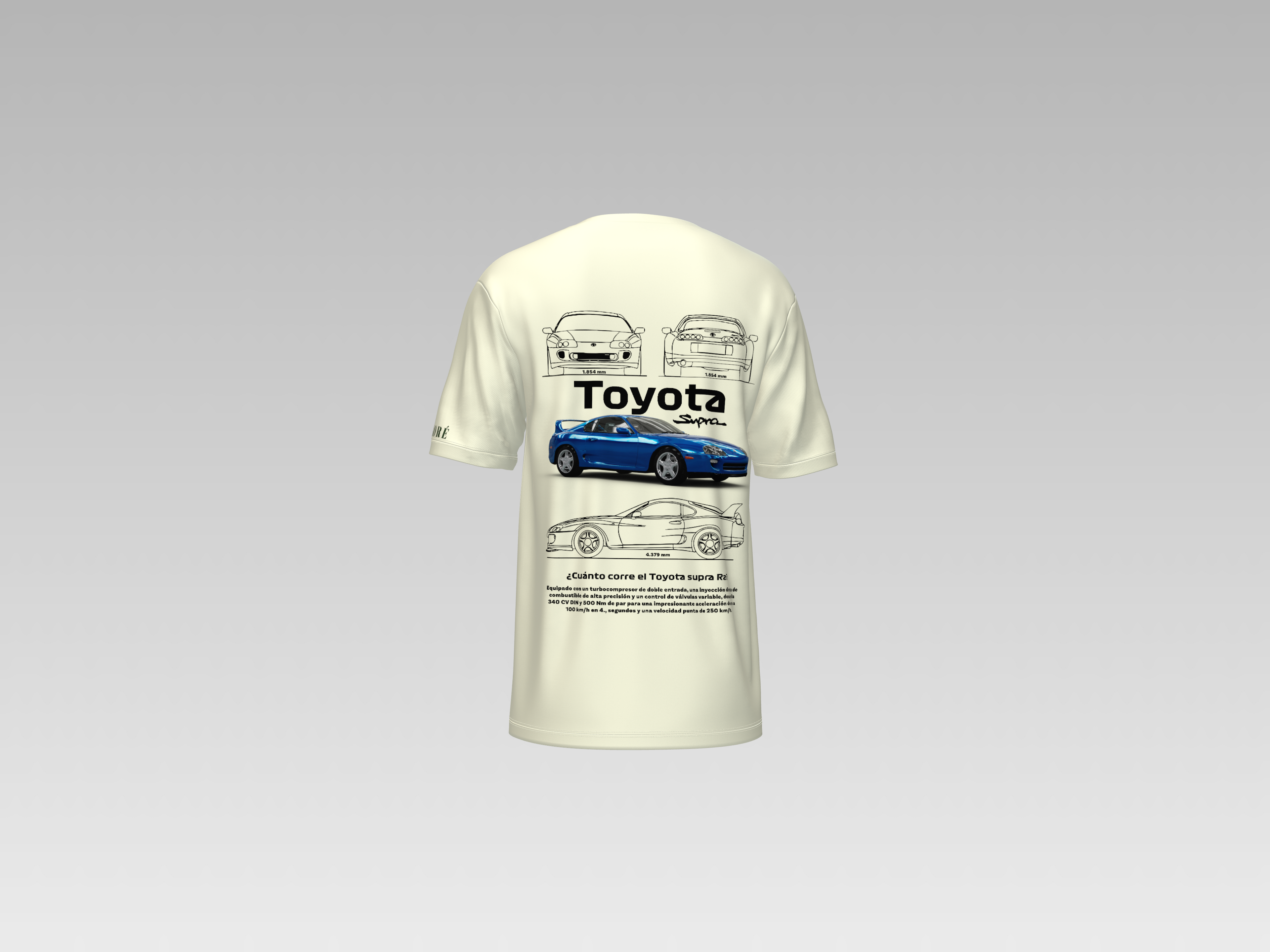 THE OG TOYOTA SUPRA PRINTED T-SHIRT