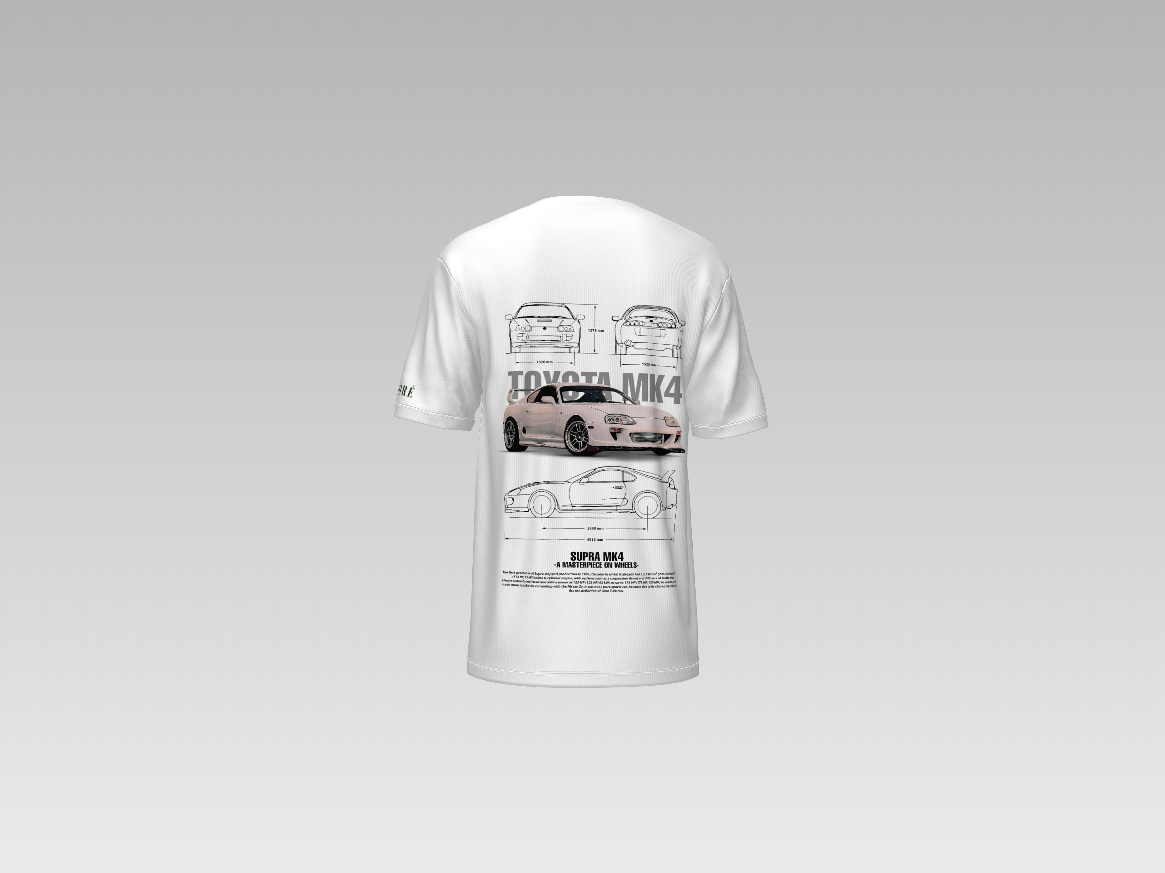 TOYOTA MK4 SUPRA PRINTED T-SHIRT