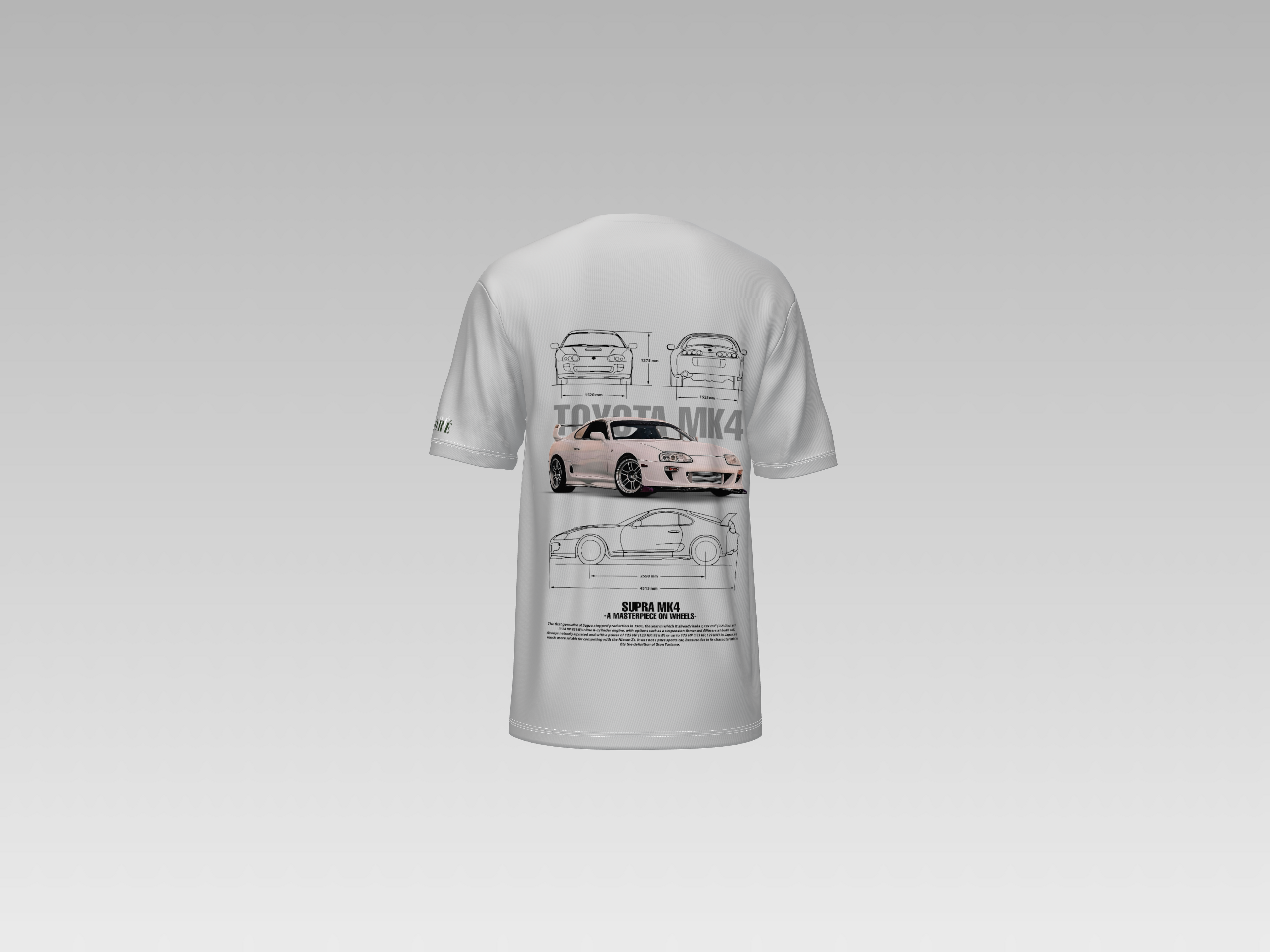 TOYOTA MK4 SUPRA PRINTED T-SHIRT
