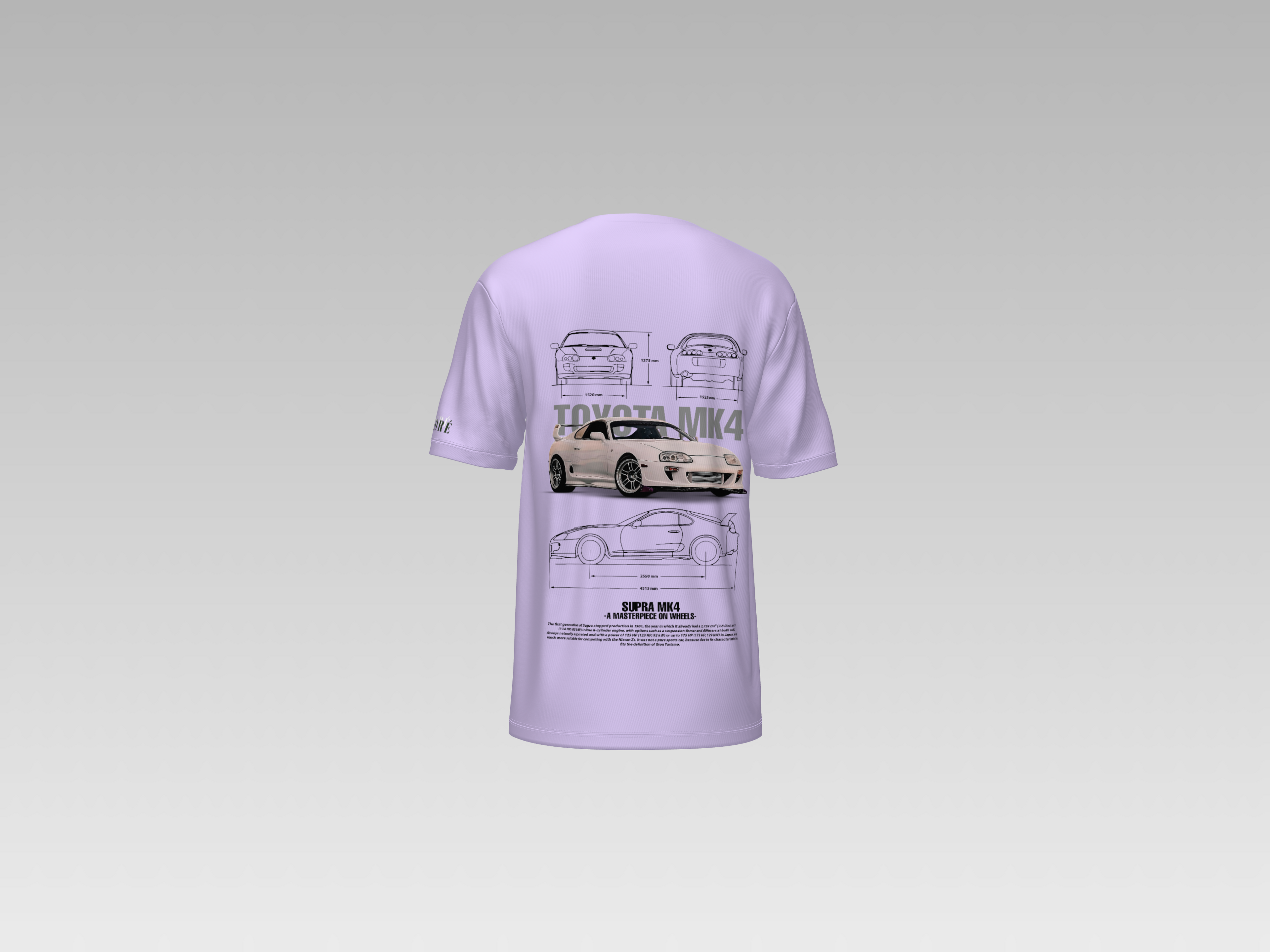 TOYOTA MK4 SUPRA PRINTED T-SHIRT
