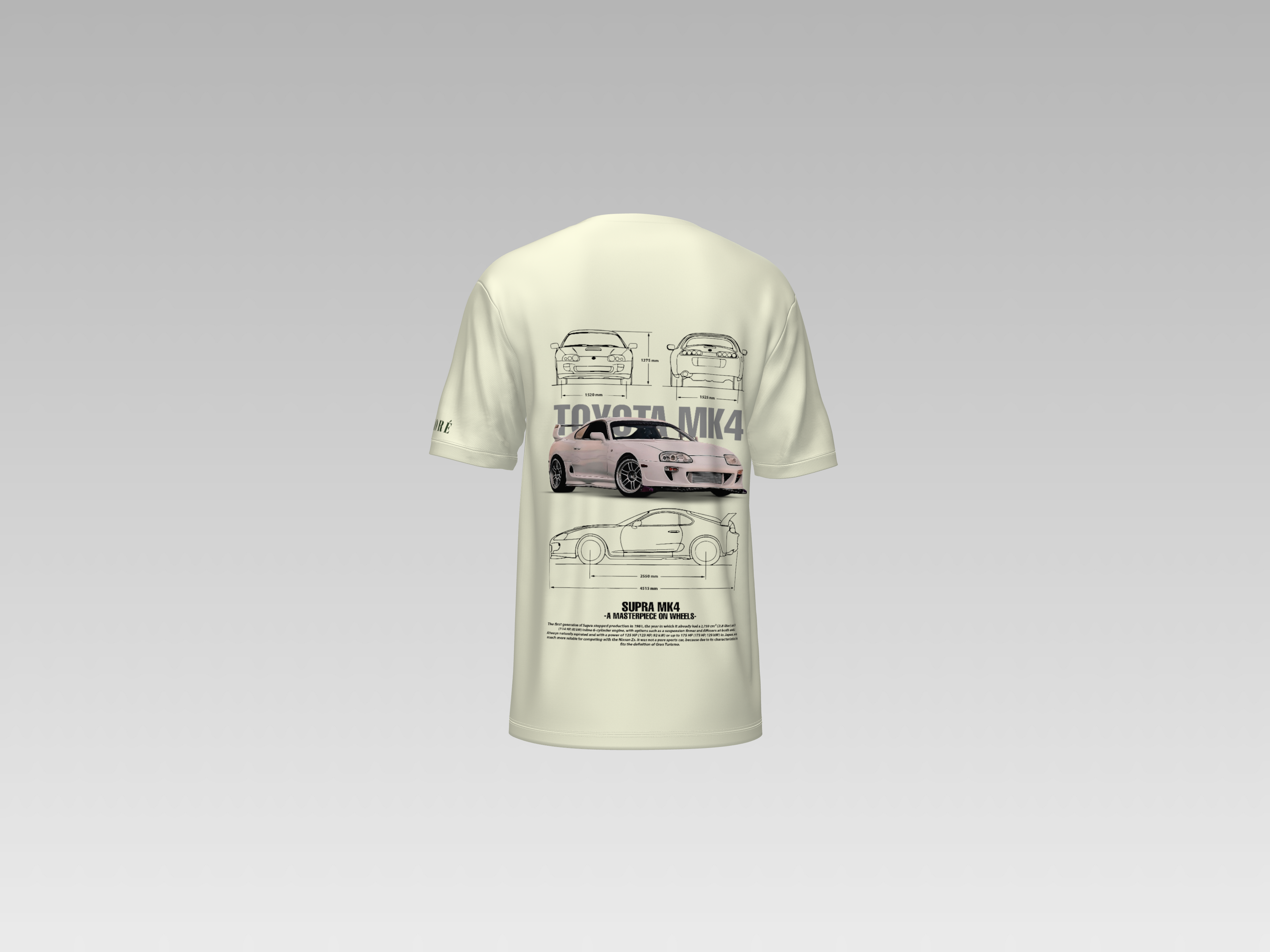 TOYOTA MK4 SUPRA PRINTED T-SHIRT