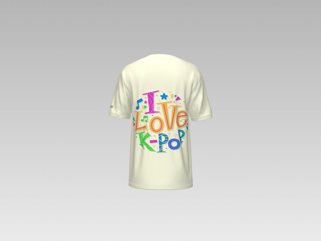 I LOVE K-POP PRINTED T-SHIRT