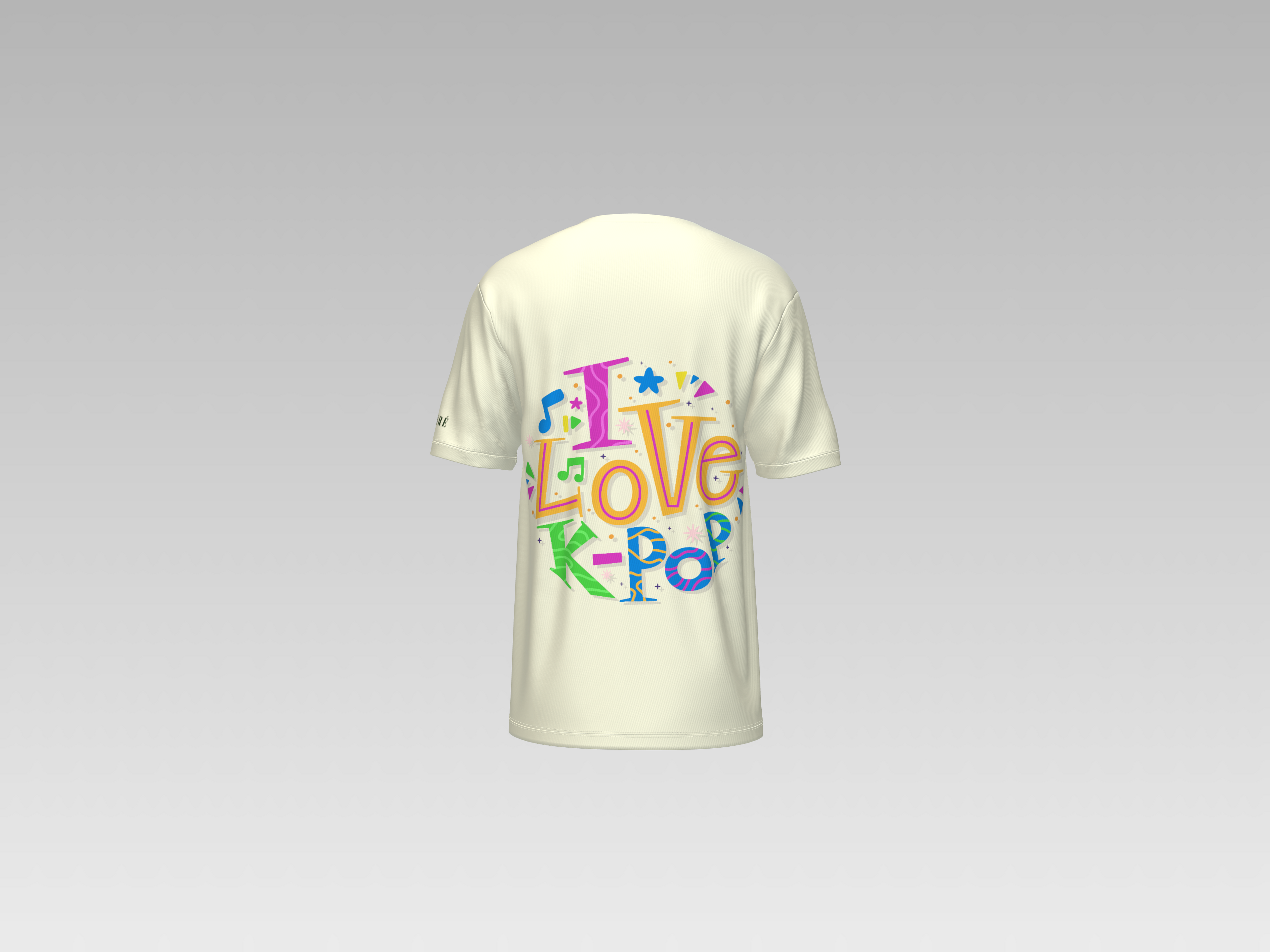I LOVE K-POP PRINTED T-SHIRT