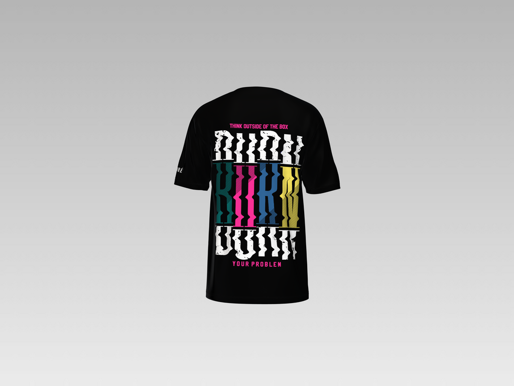 THINK OUTSIDE OF THE BOX PRINTED T-SHIRT