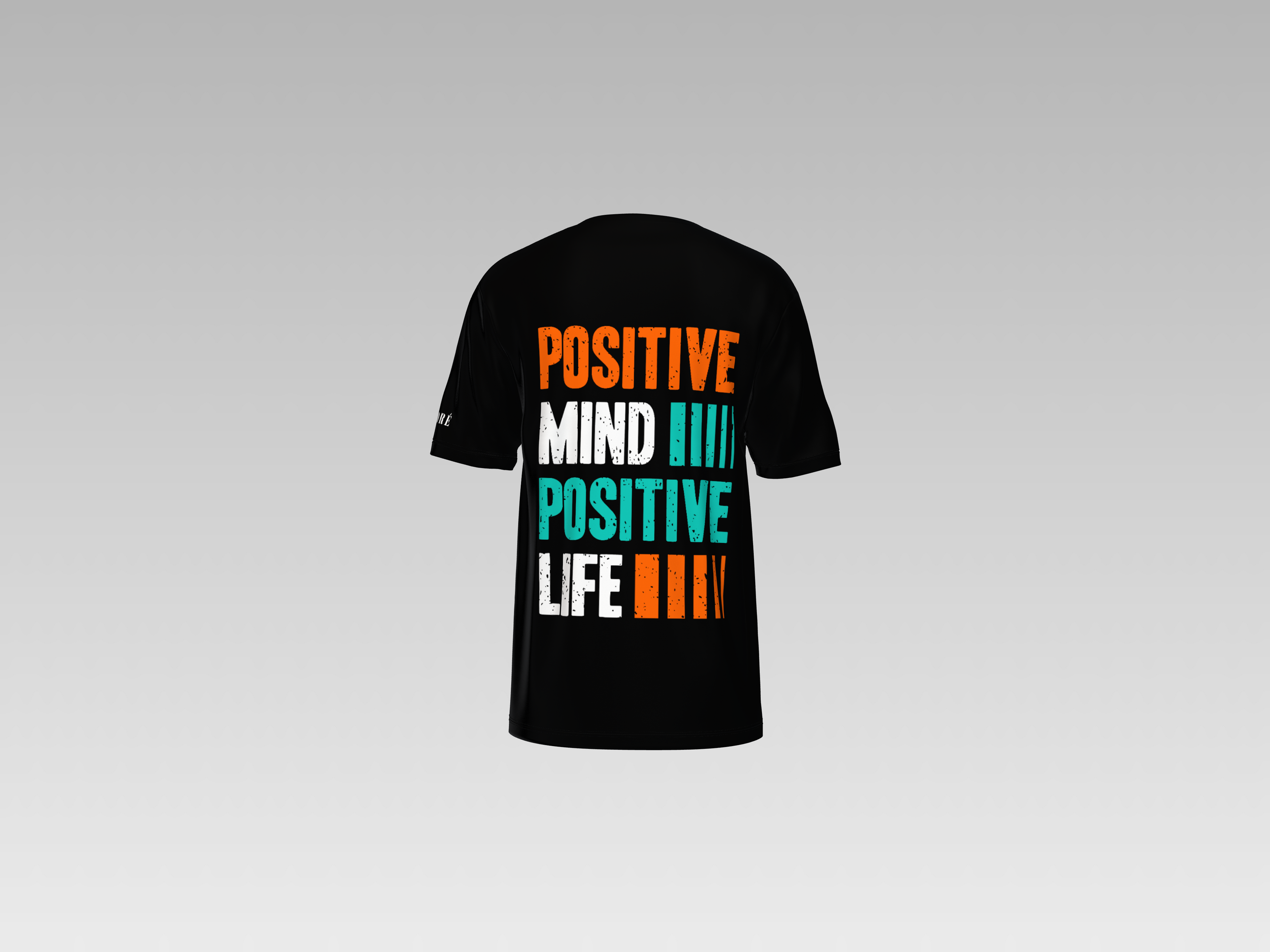 POSITIVE MIND POSITIVE LIFE PRINTED T-SHIRT