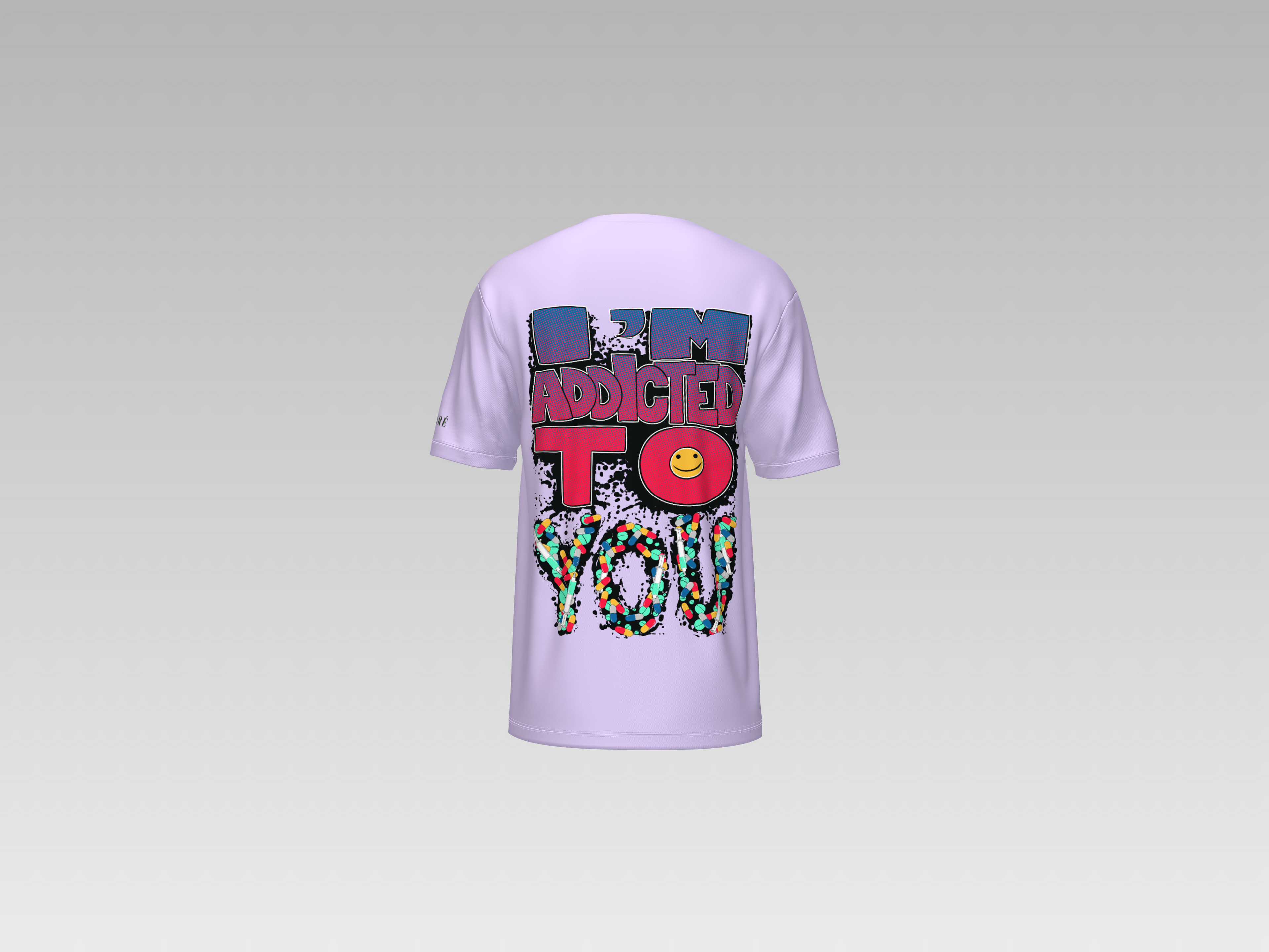 I'M ADDICTED TO YOU PRINTED T-SHIRT