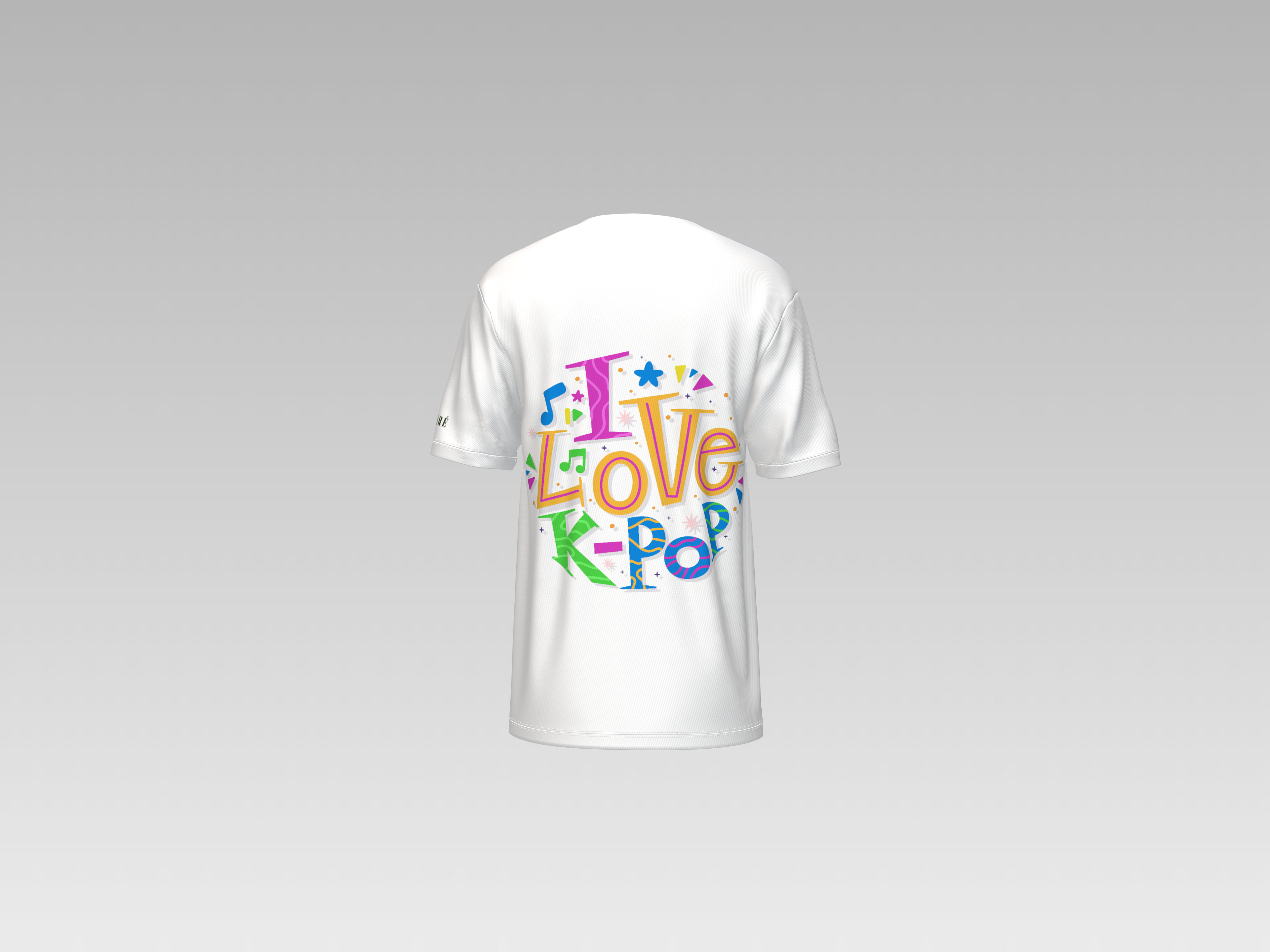I LOVE K-POP PRINTED T-SHIRT