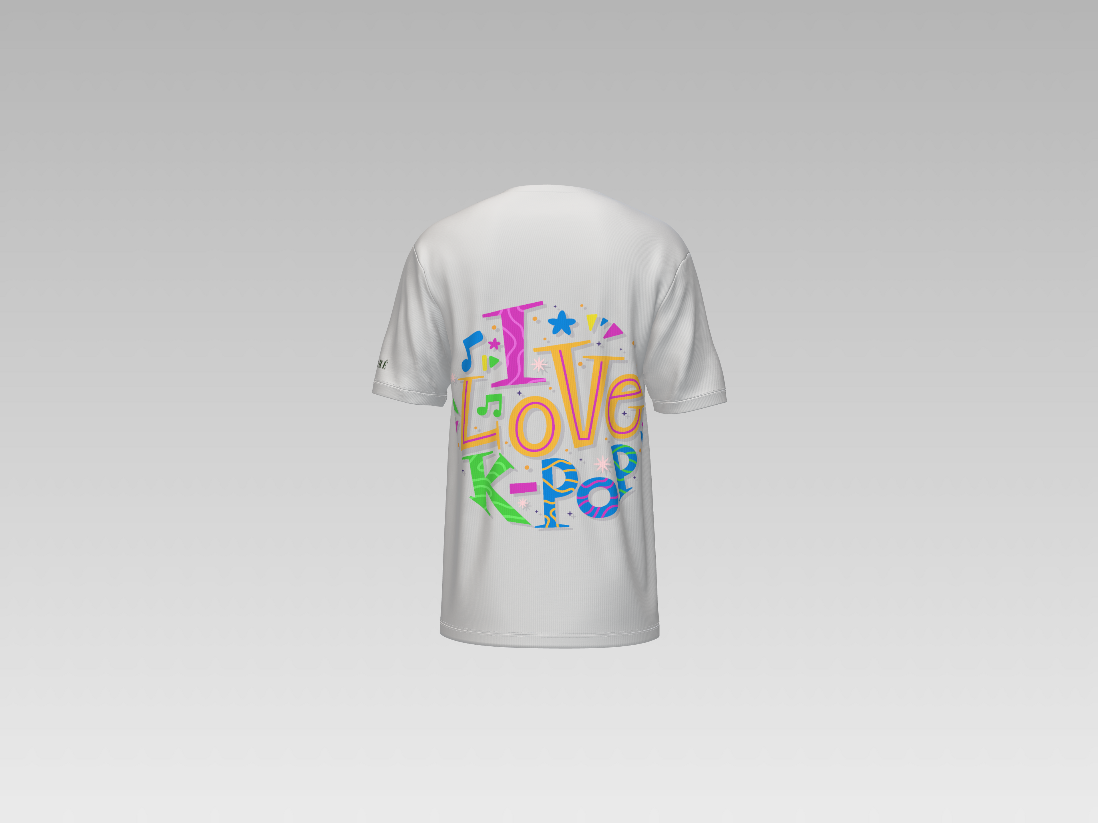 I LOVE K-POP PRINTED T-SHIRT